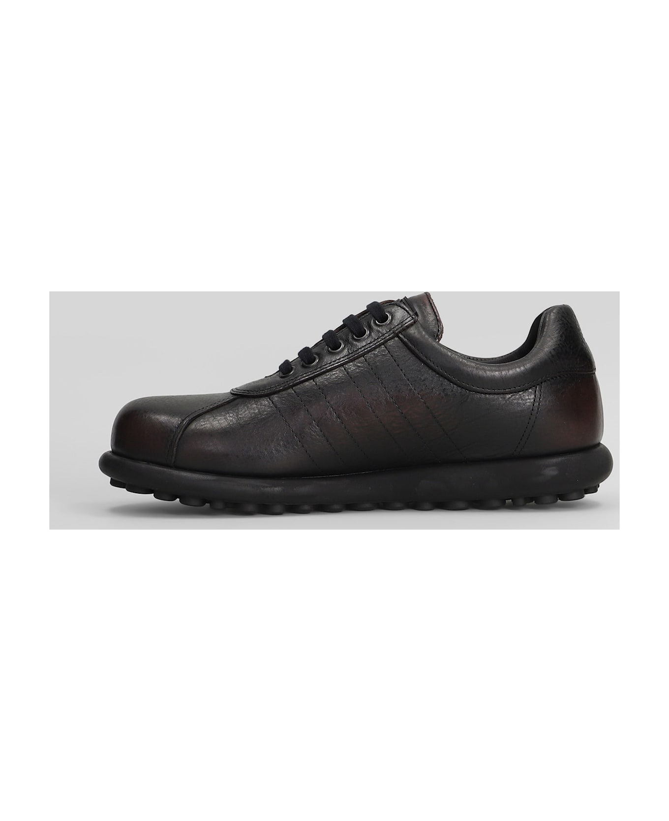 Camper Pelotas Ariel Sneakers In Black Leather - black