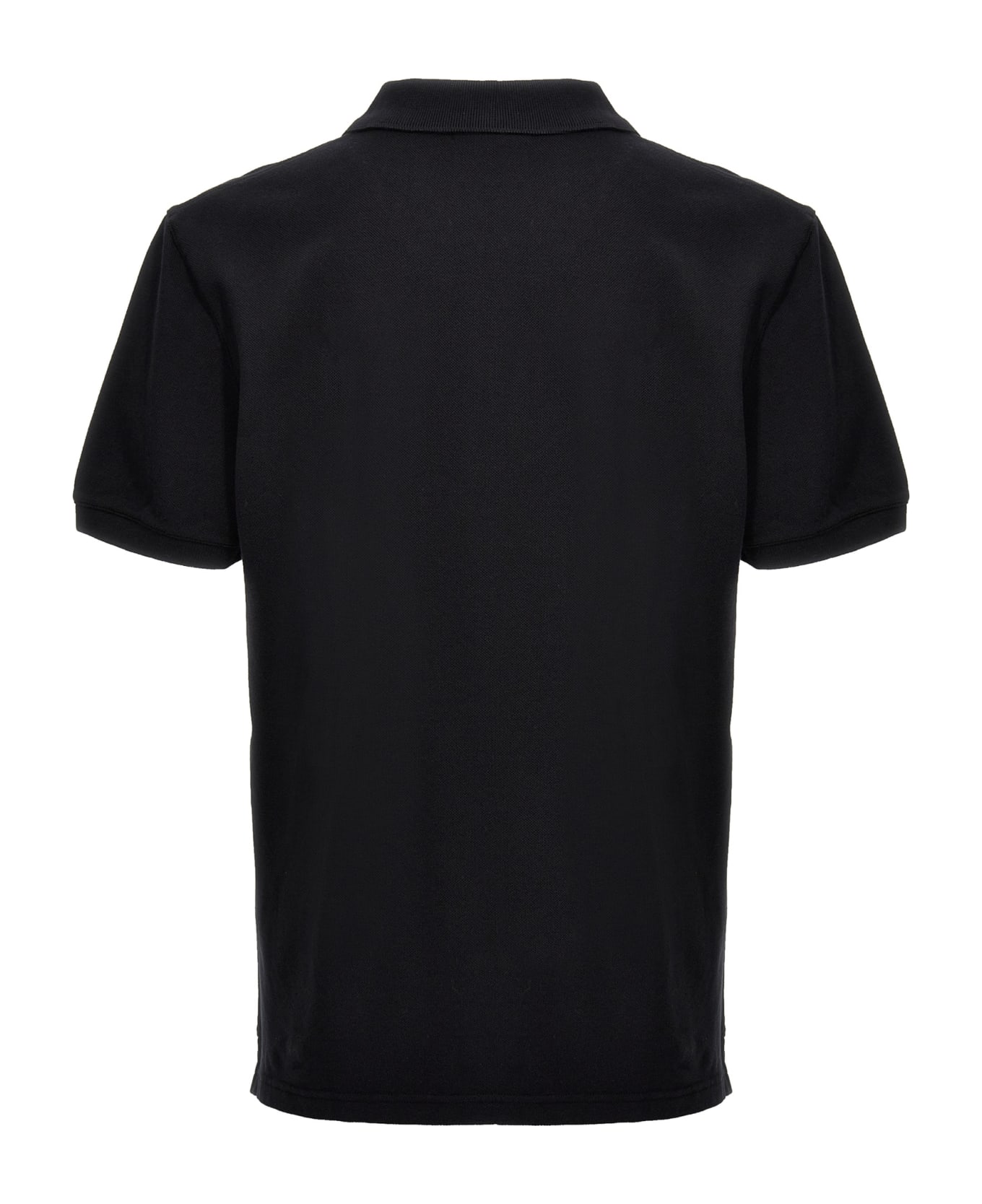 Maison Kitsuné 
fox Head
 Polo Shirt - Black   ポロシャツ