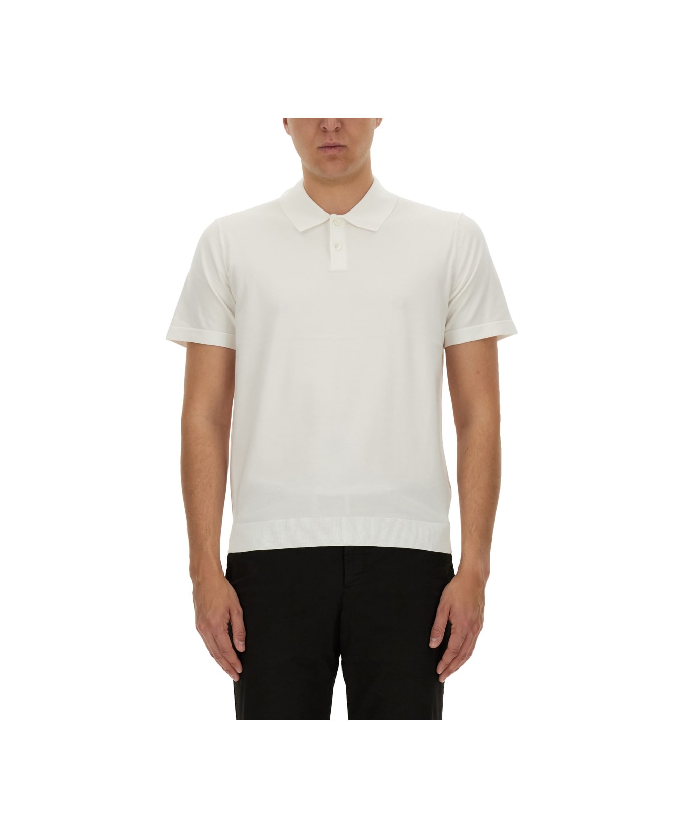 Theory Regular Fit Polo Shirt - WHITE