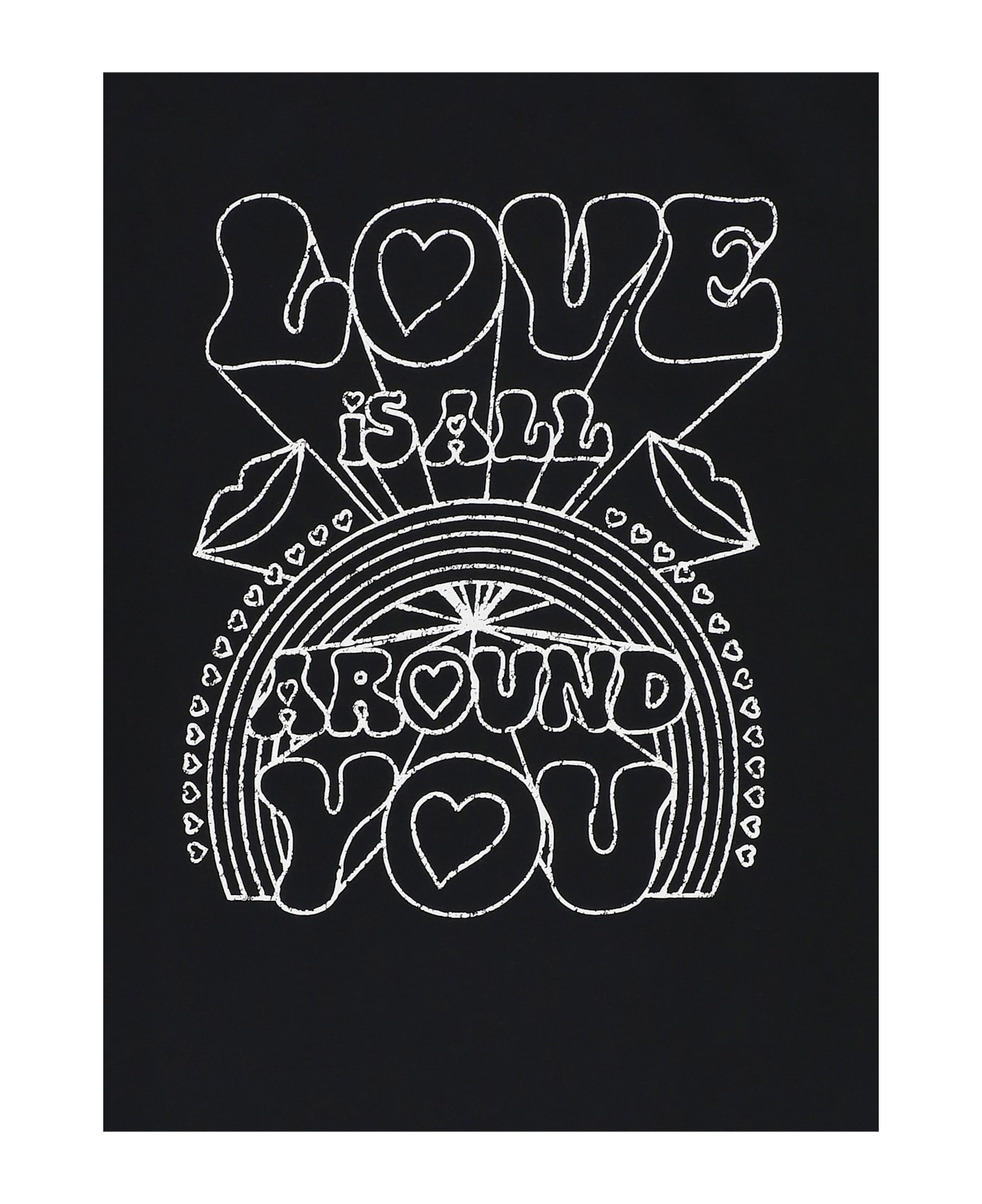 Stella McCartney T-shirt With Print - Black