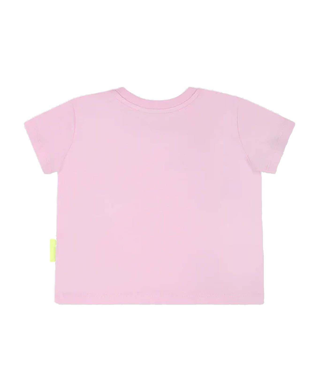 Barrow Pink T-shirt For Baby Girl With Logo - Pink