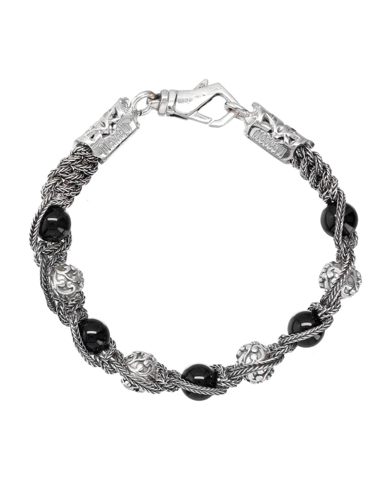 Emanuele Bicocchi Shamballa Bracelet - BLACK