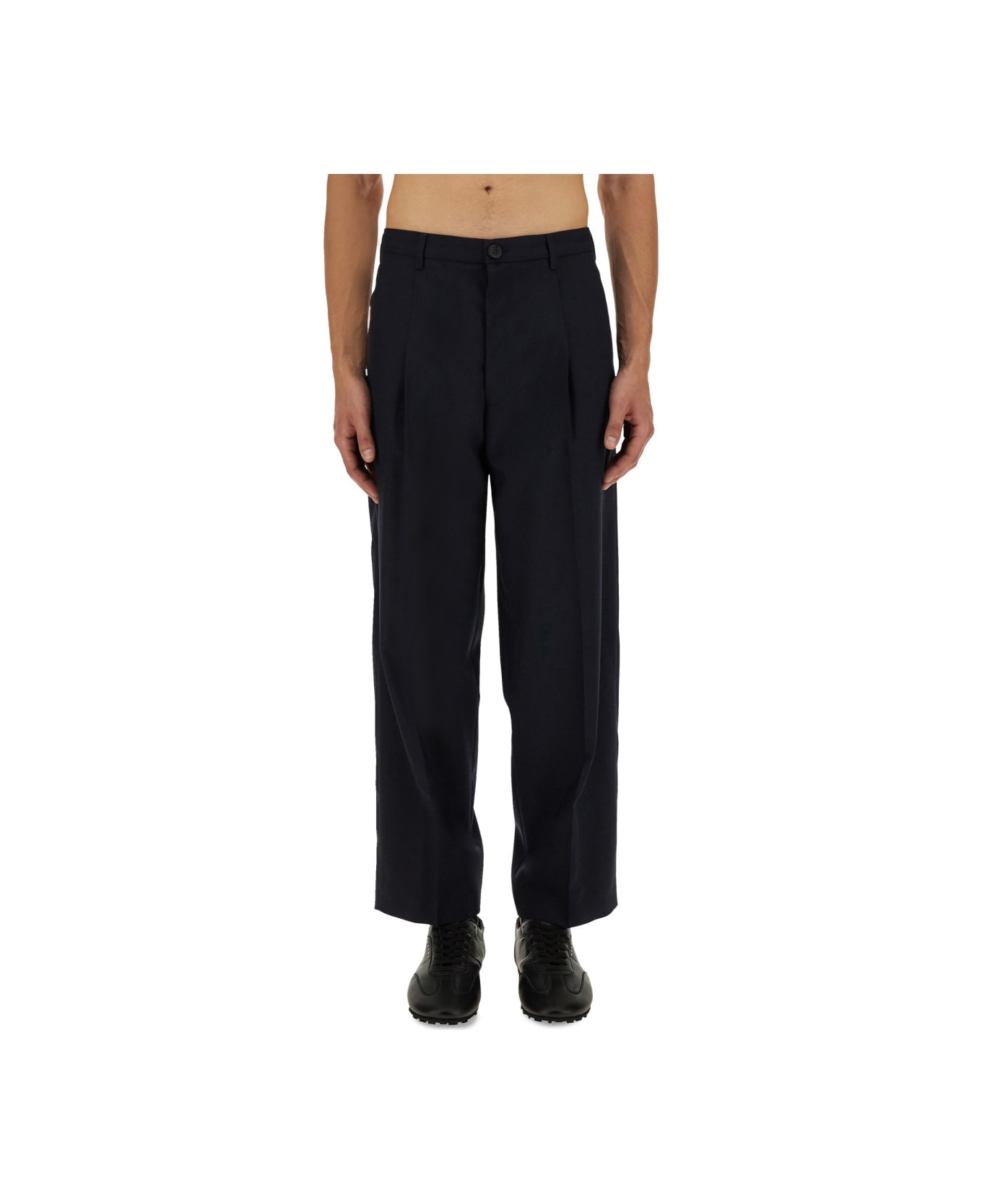 Marni Wool Pants - BLUE