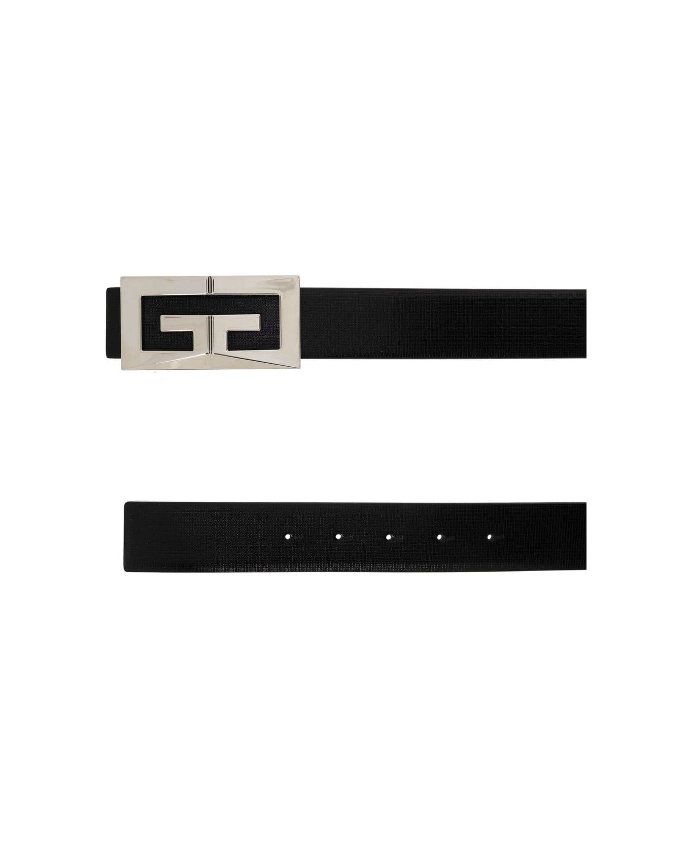 Givenchy 2g Monogram Buckle Belt - NERO