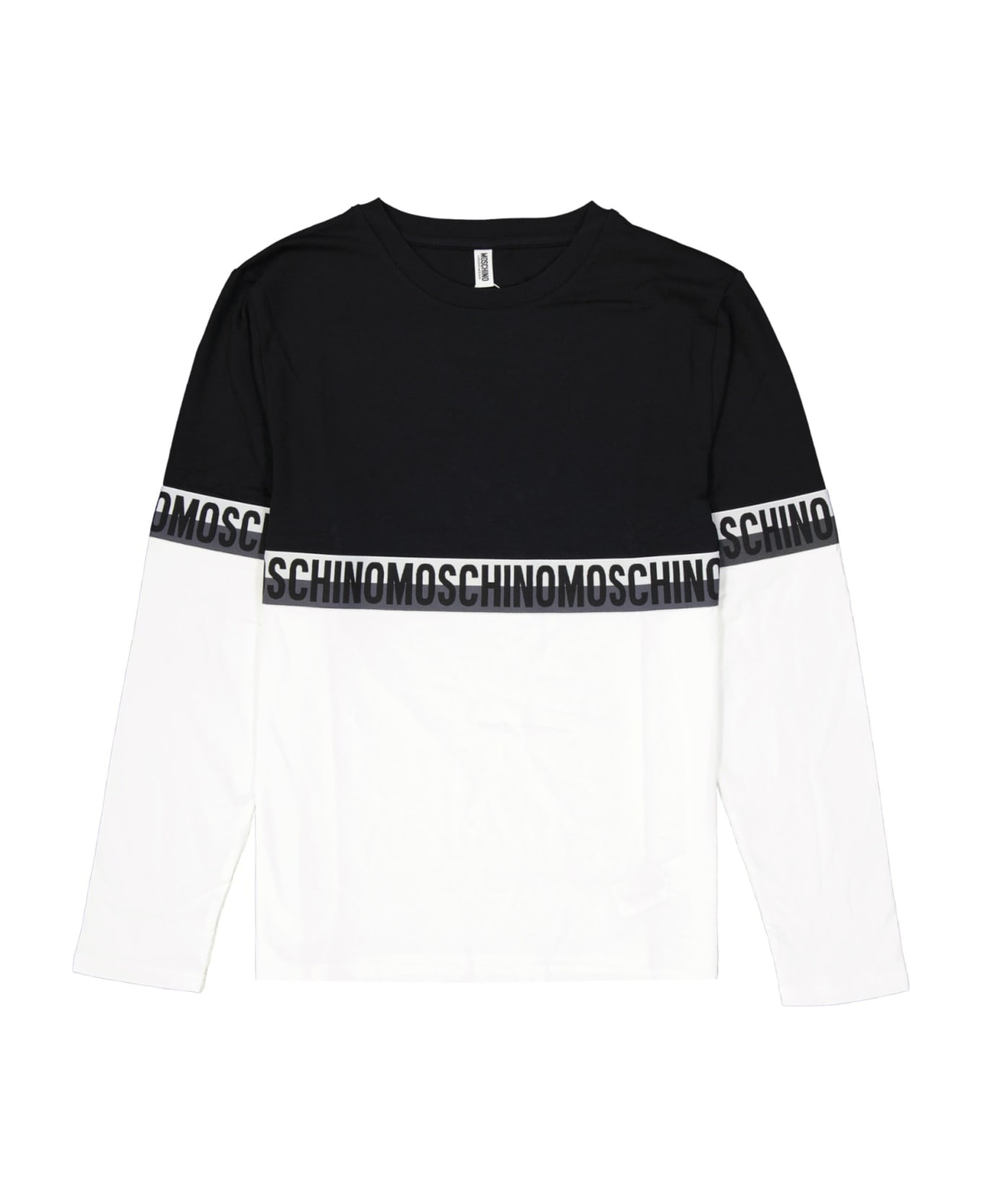 Moschino Underwear Logo Cotton T-shirt - Black