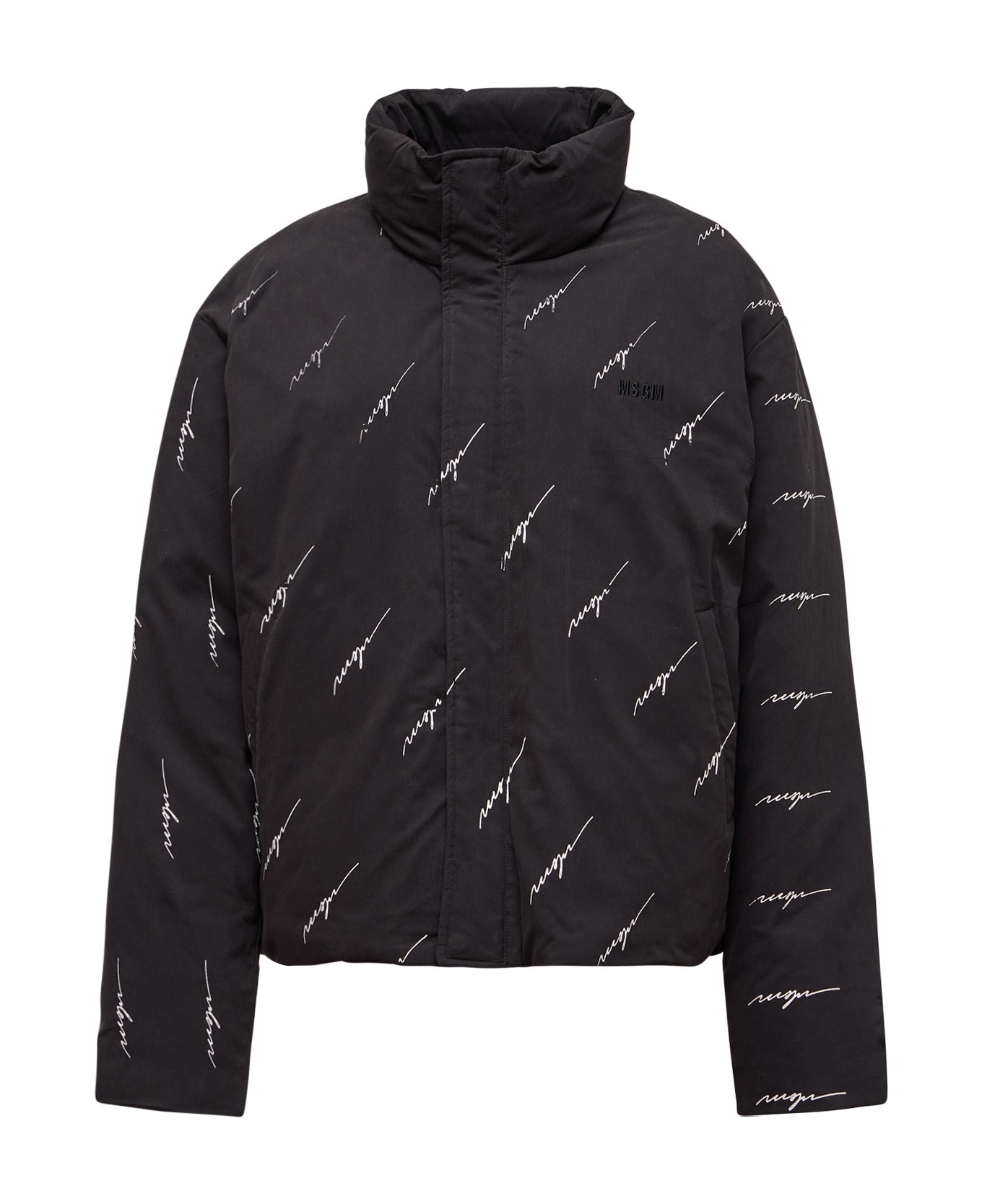 MSGM Logo Monogram Jacket - Black