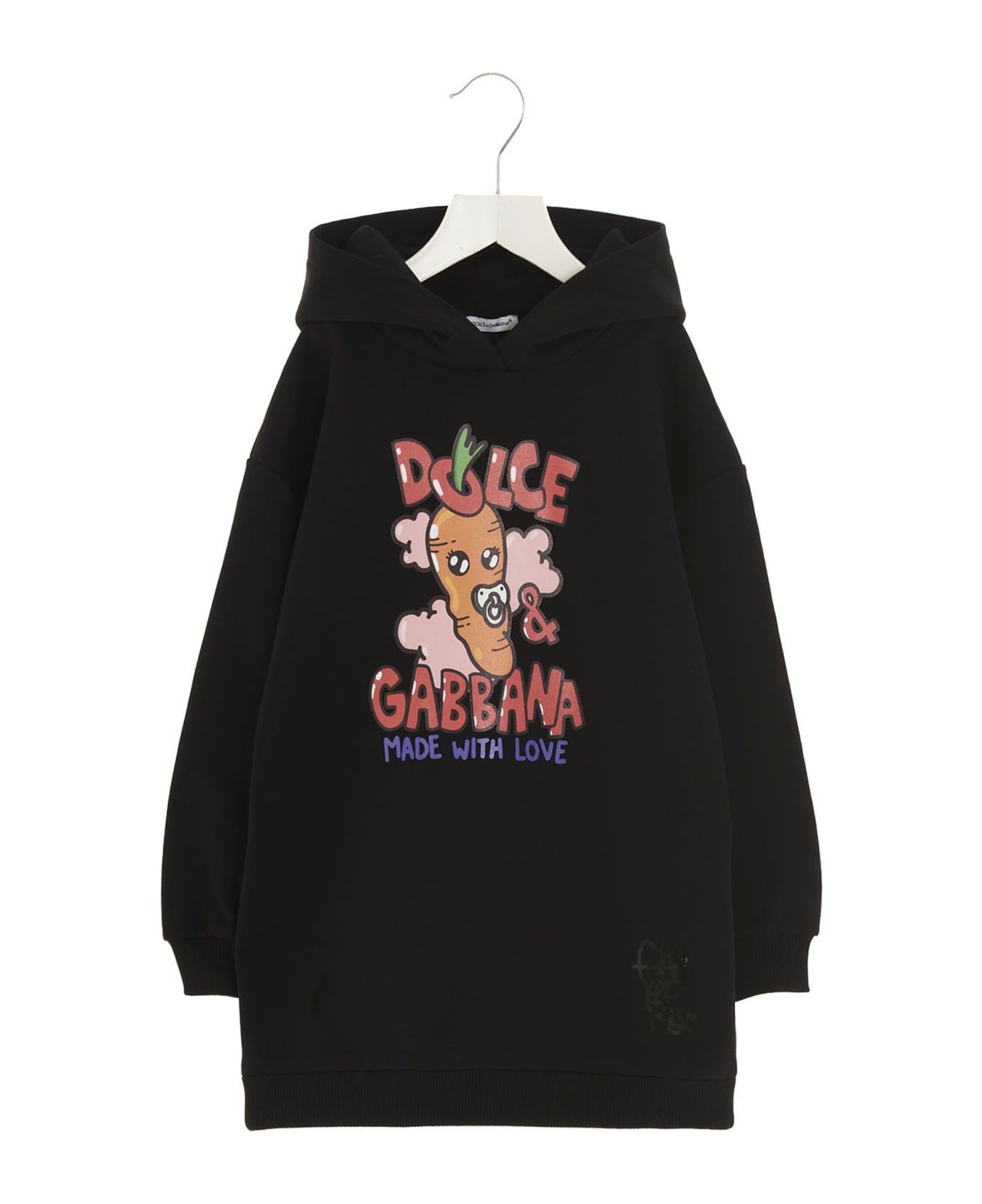 Dolce & Gabbana Gianpiero D'alessandro Collab Hooded Dress - Black  