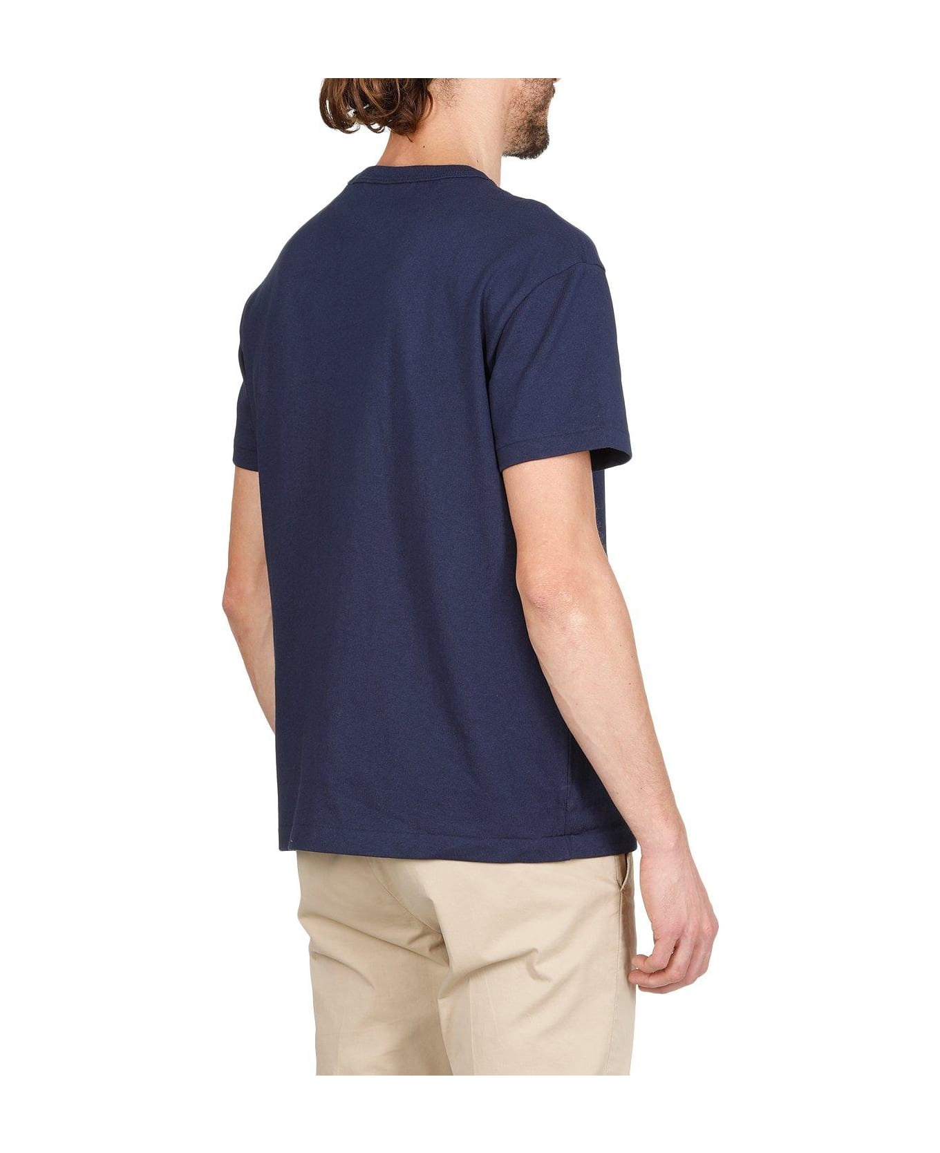 Polo Ralph Lauren Logo Embroidered T-shirt - NEWPORTNAVY シャツ