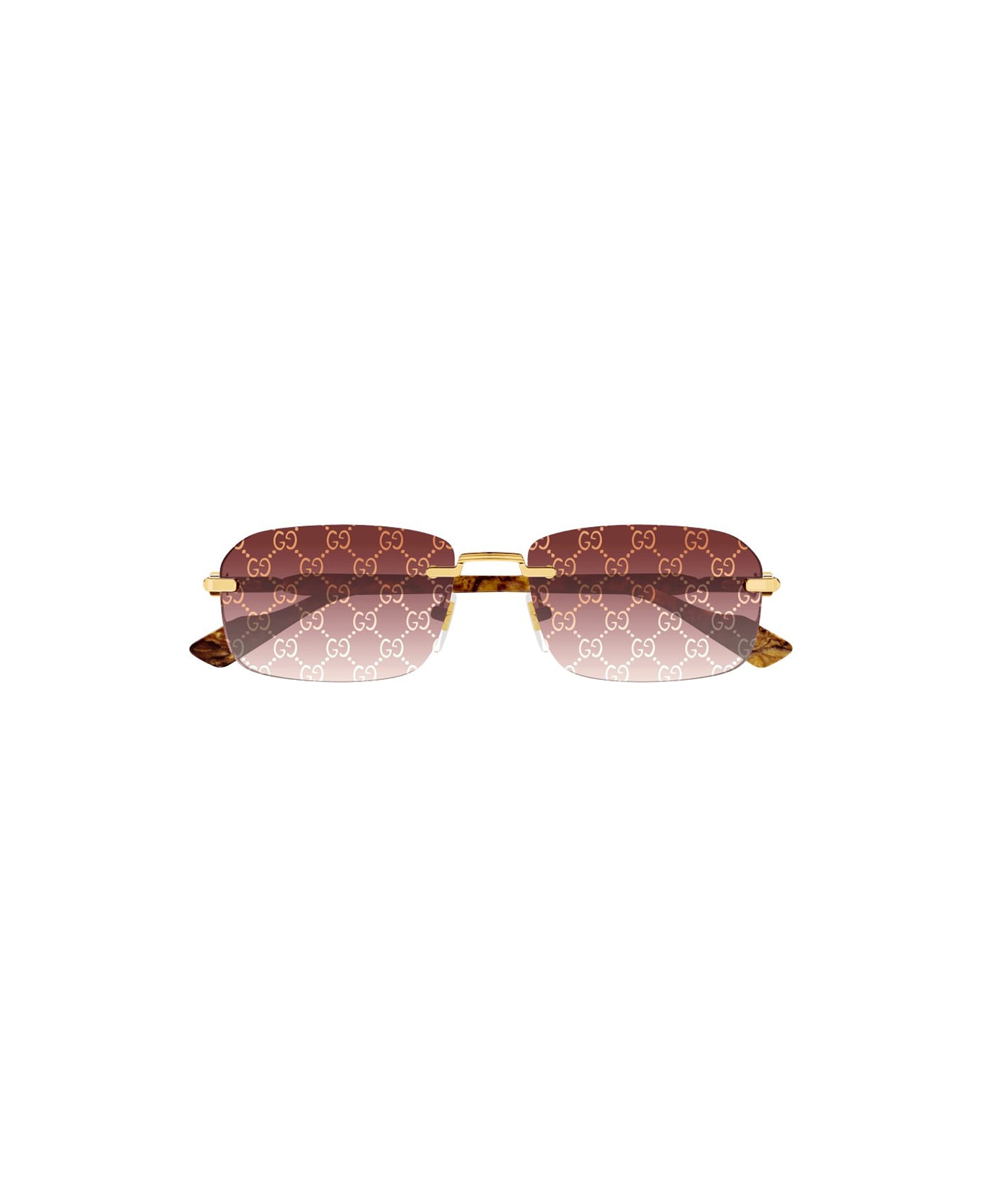 Gucci Eyewear GG1221S Sunglasses - Gold Yellow Red サングラス