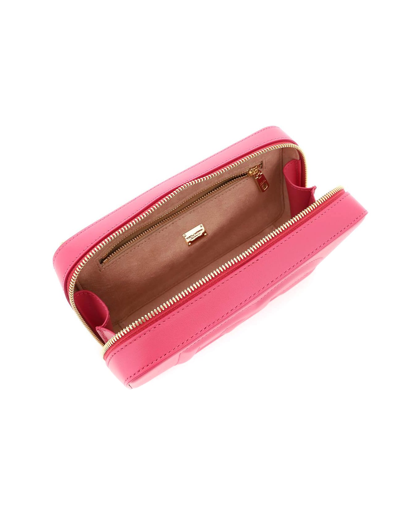 Dolce & Gabbana Leather Camera Bag - Pink