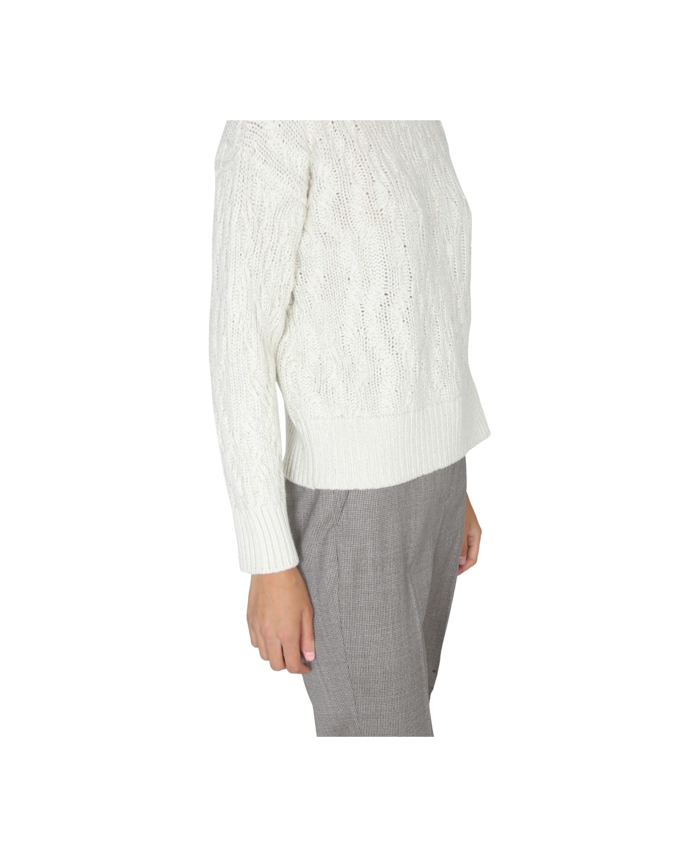 Fabiana Filippi Wool Blend Sweater - WHITE ニットウェア