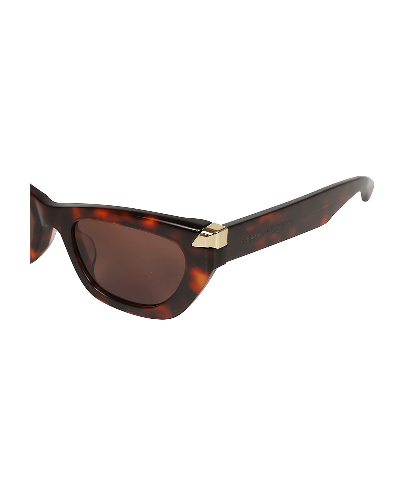 Alexander McQueen Eyewear Tortoiseshell Sunglasses - Havana Havana Brown