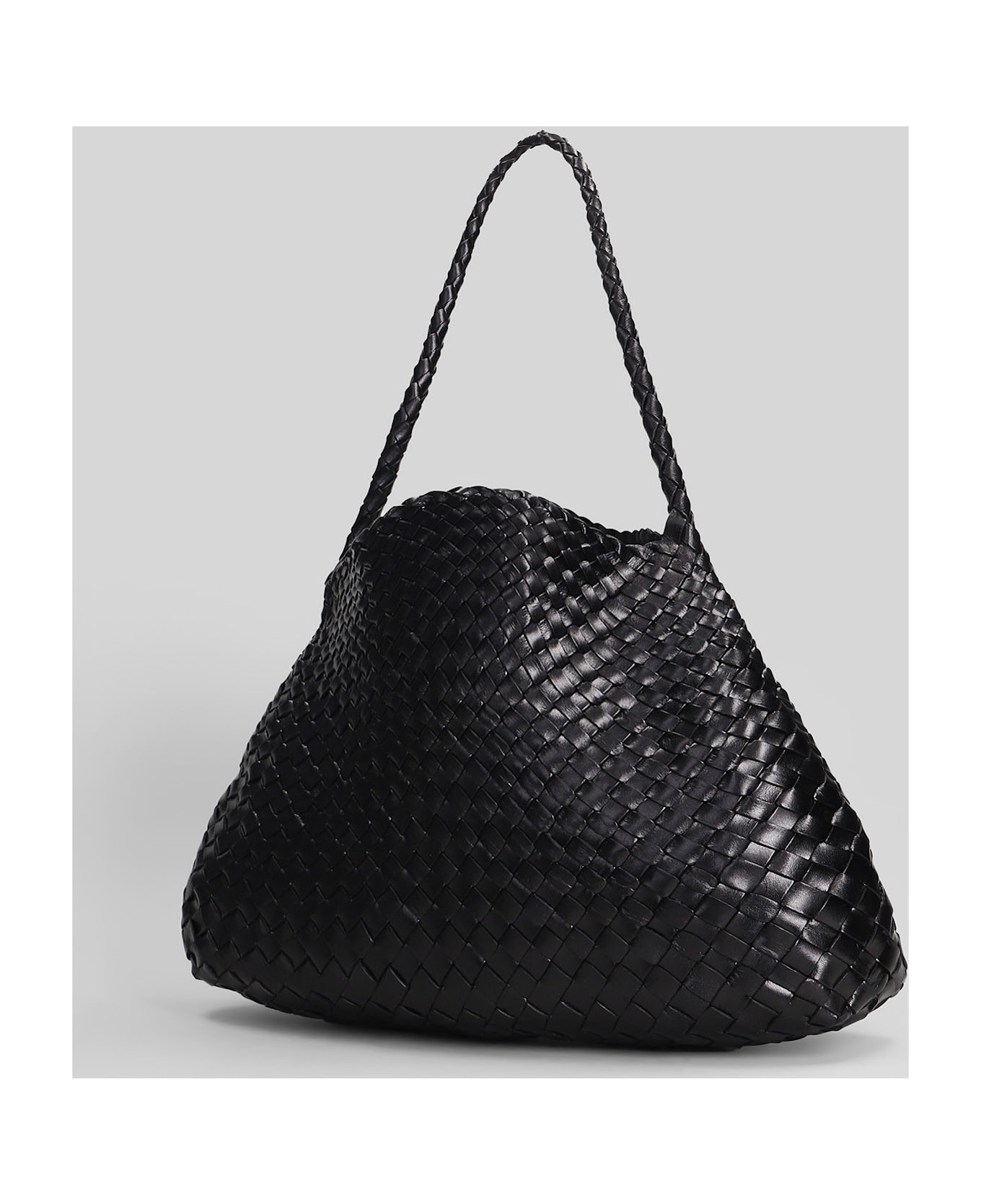 Dragon Diffusion Santa Maria Mini Hand Bag In Black Leather - black