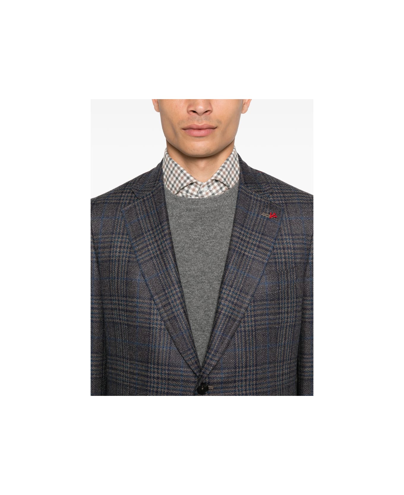 Isaia Jacket - BROWN/BLUE