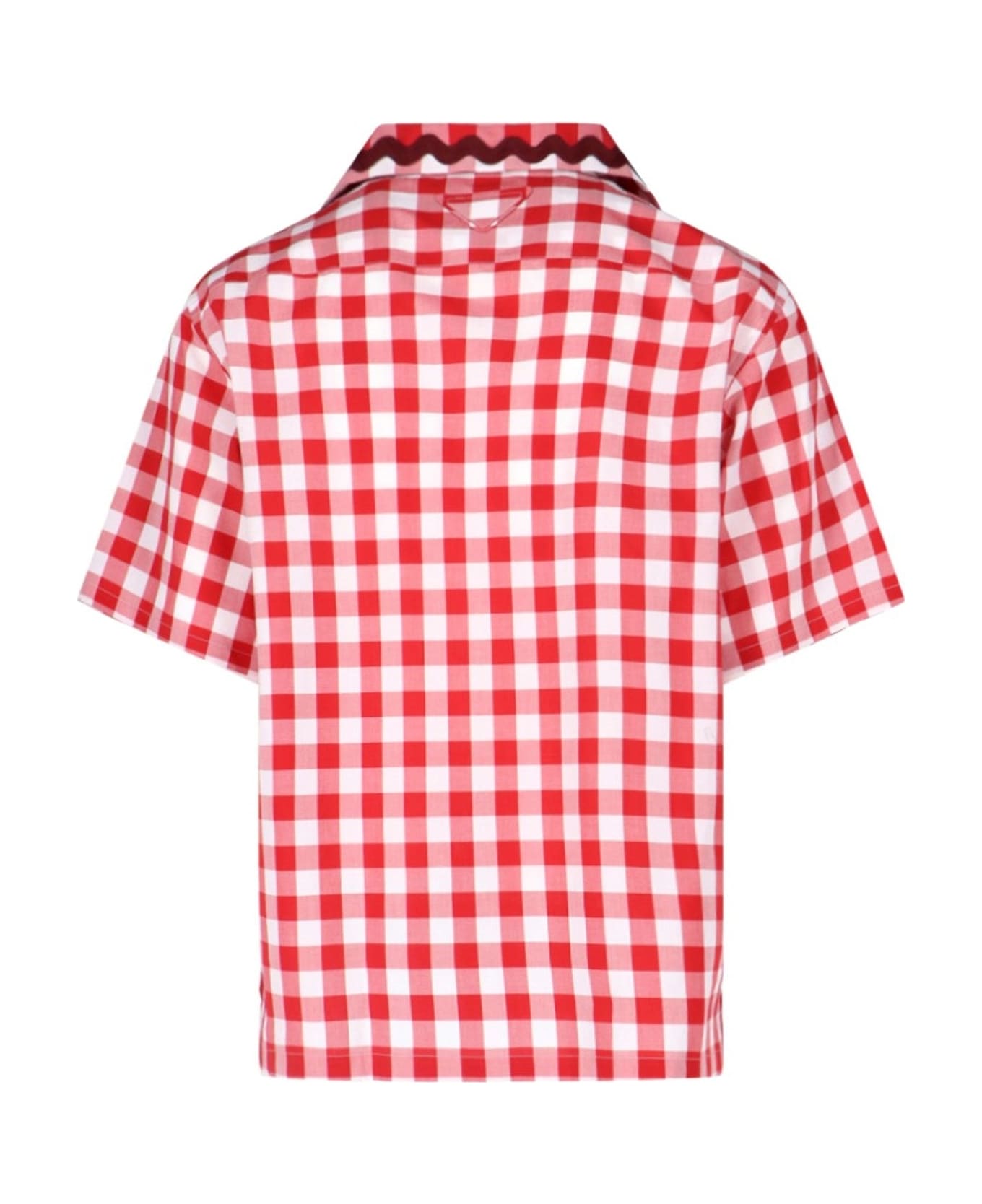 Prada Checked Shirt - Red