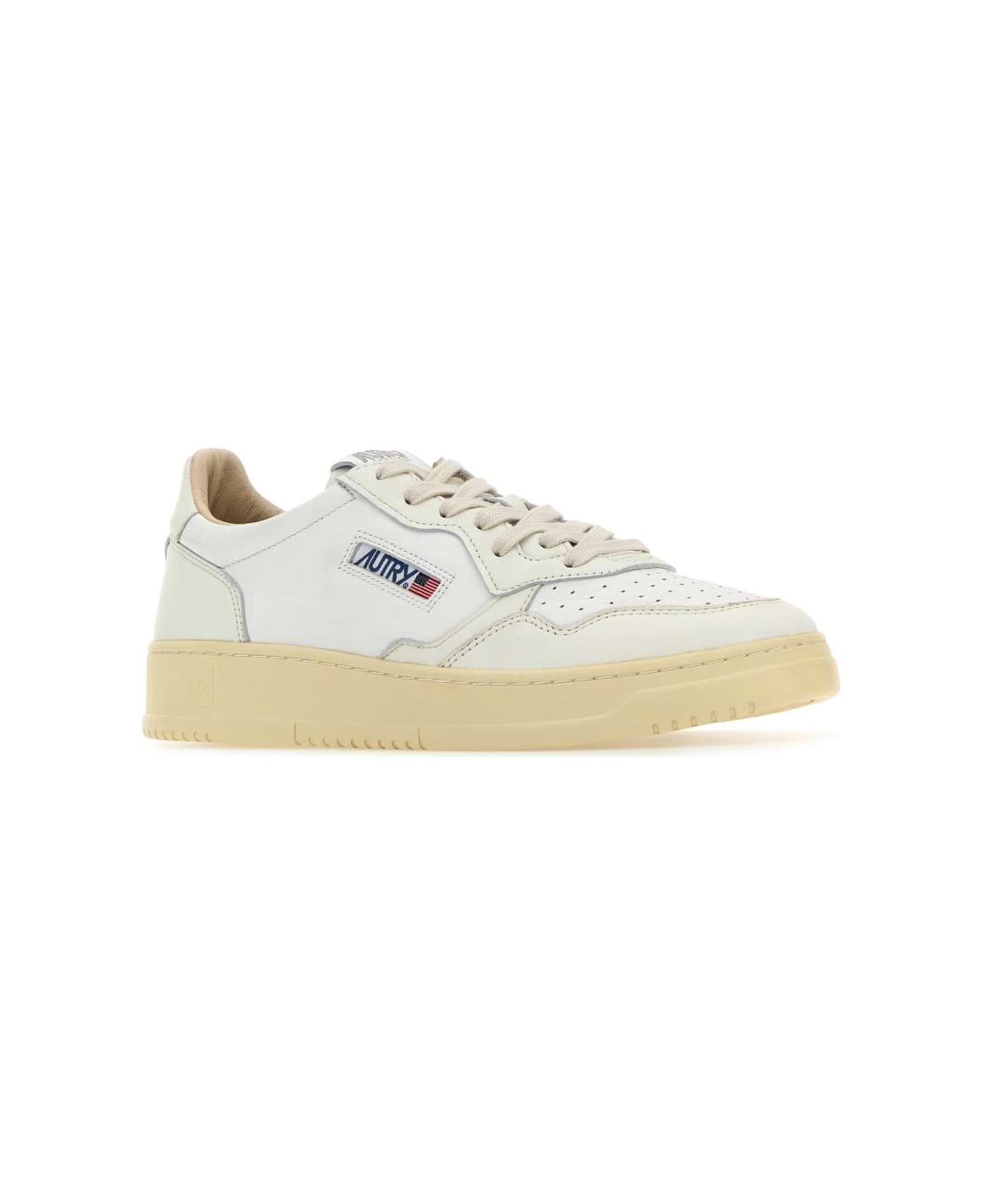 Autry White Leather Medalist Sneakers - GH01