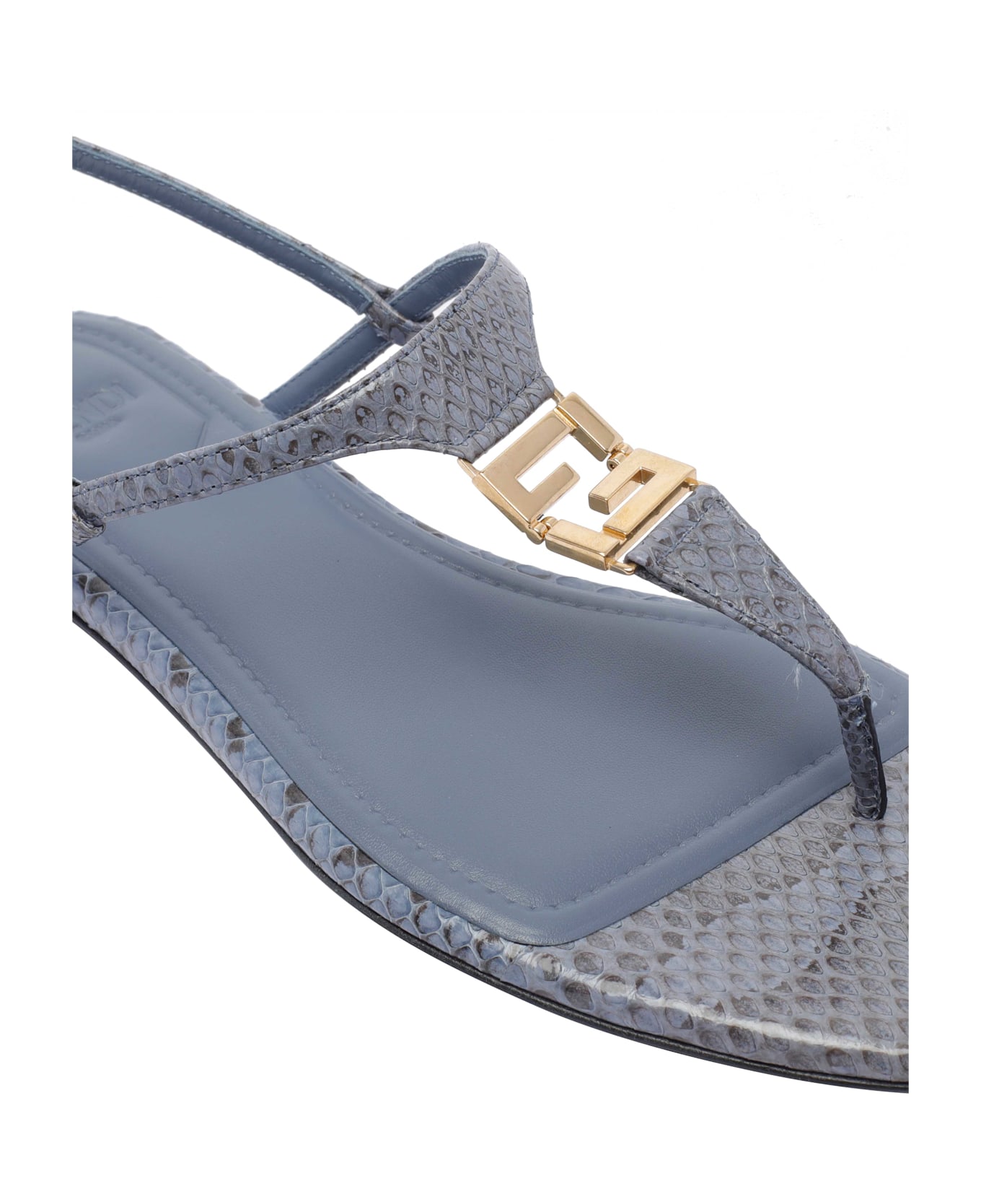 Fendi Ffold Sandals - Blue