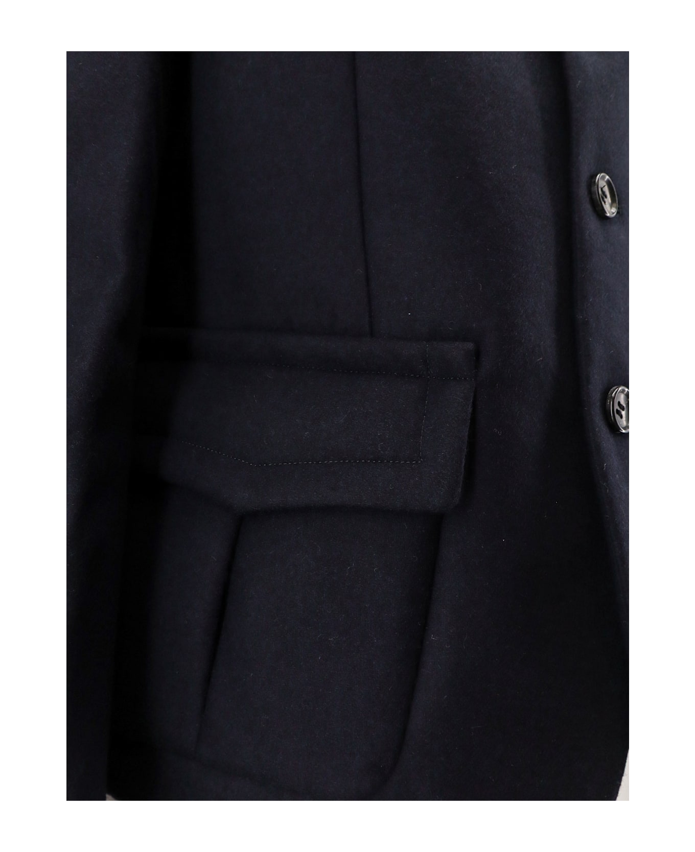 Comme des Garçons Play Wool Blend Blazer - Blue