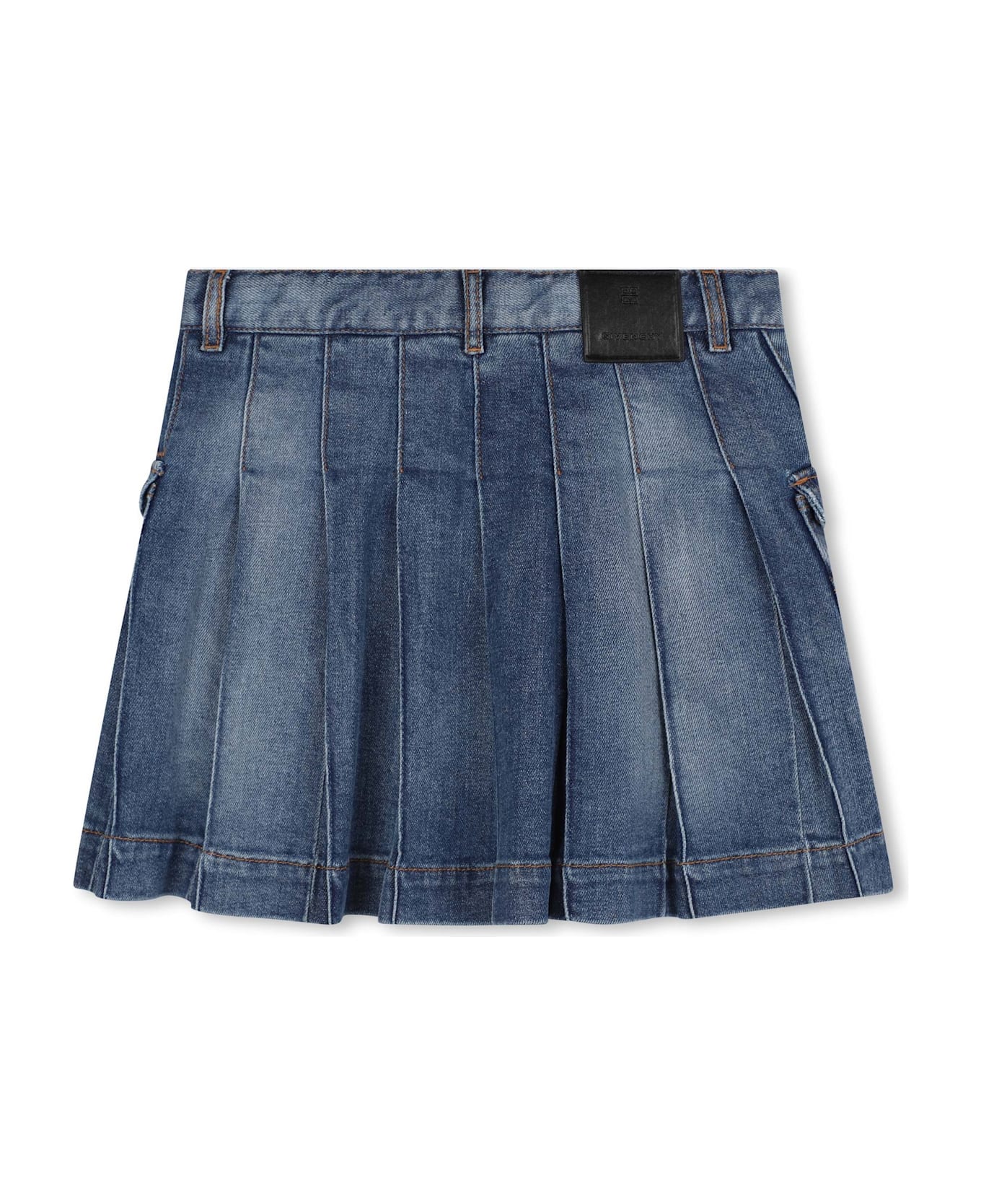 Givenchy Skirt With Logo - Blue