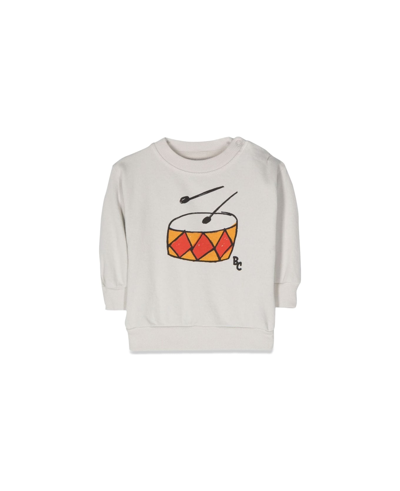 Bobo Choses Baby Play The Drum Sweatshirt - BEIGE