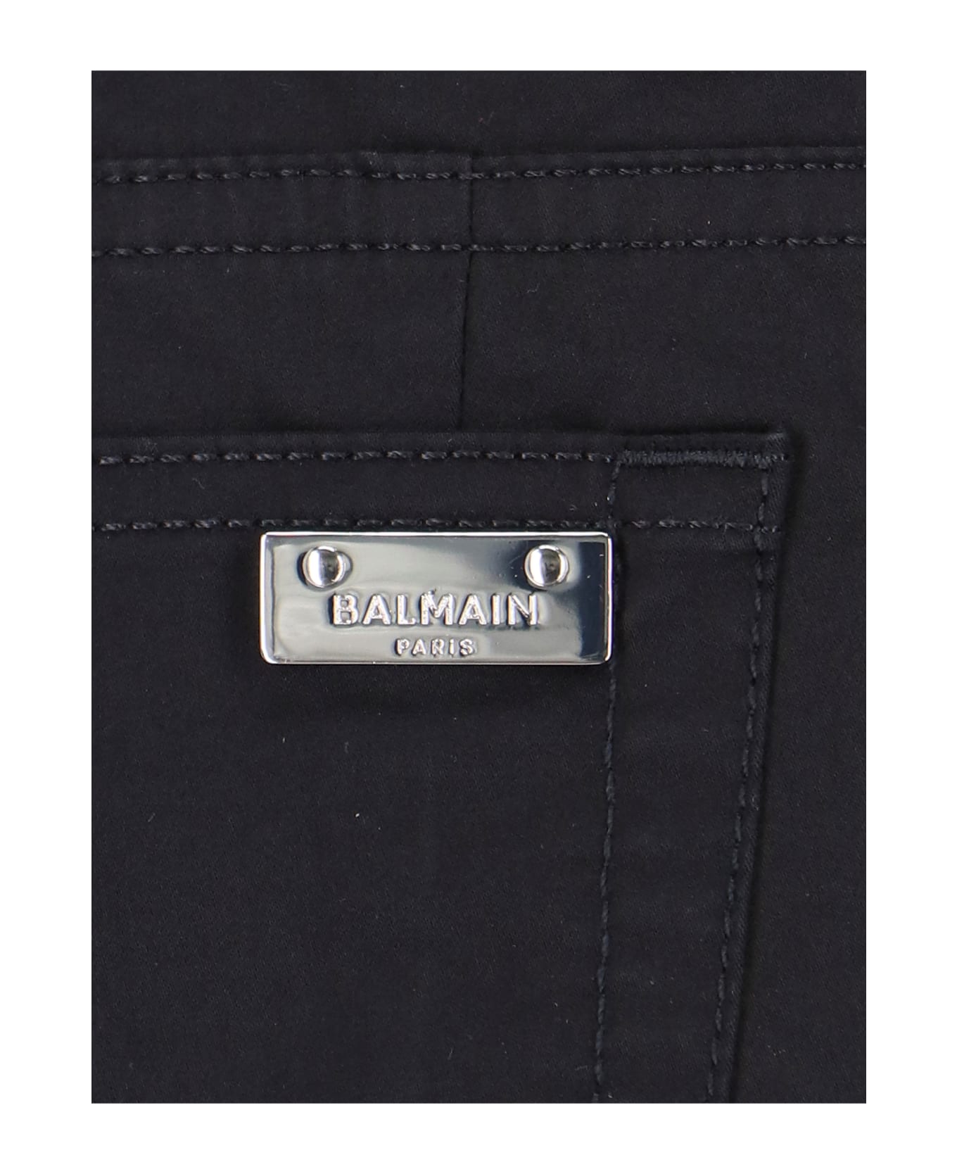 Balmain Slim Cargo Pants - Black