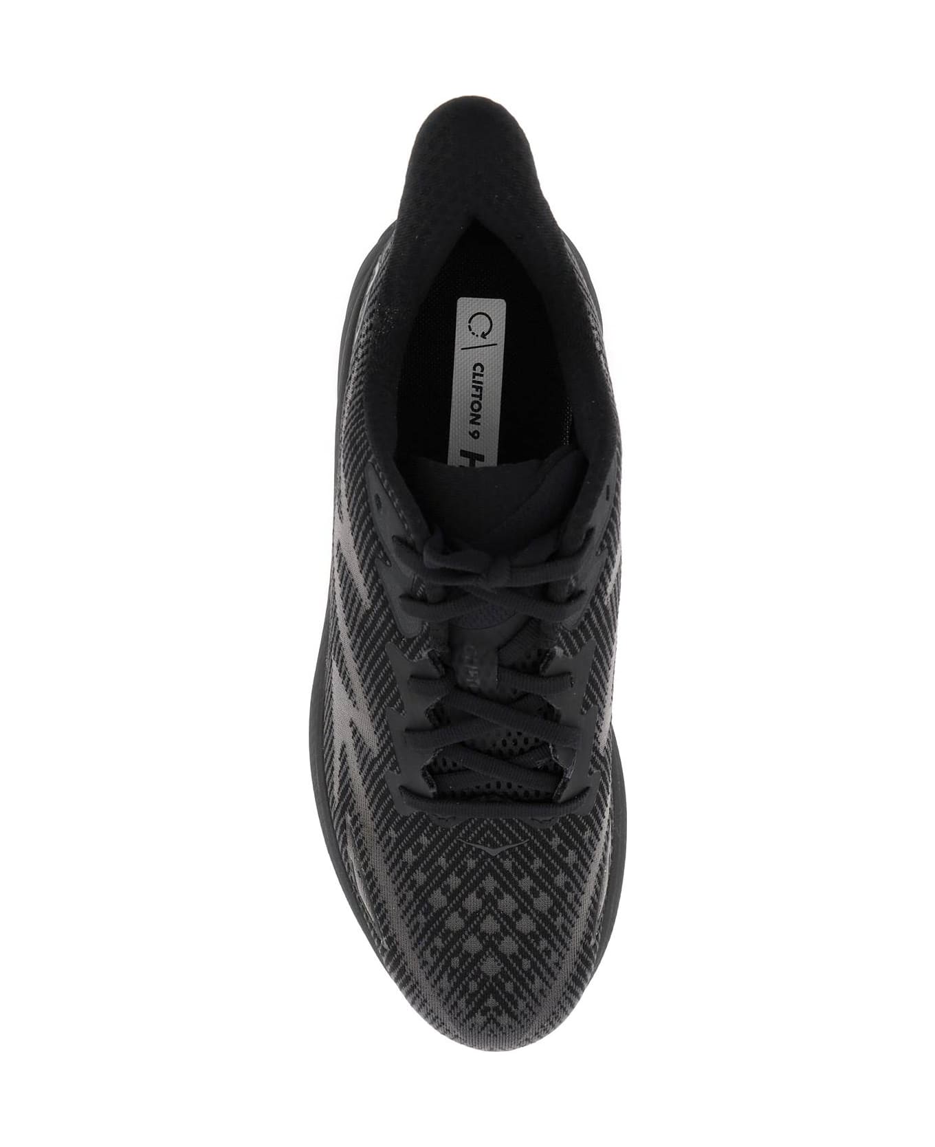 Hoka One One 'clifton 9' Sneakers - BLACK BLACK (Black)
