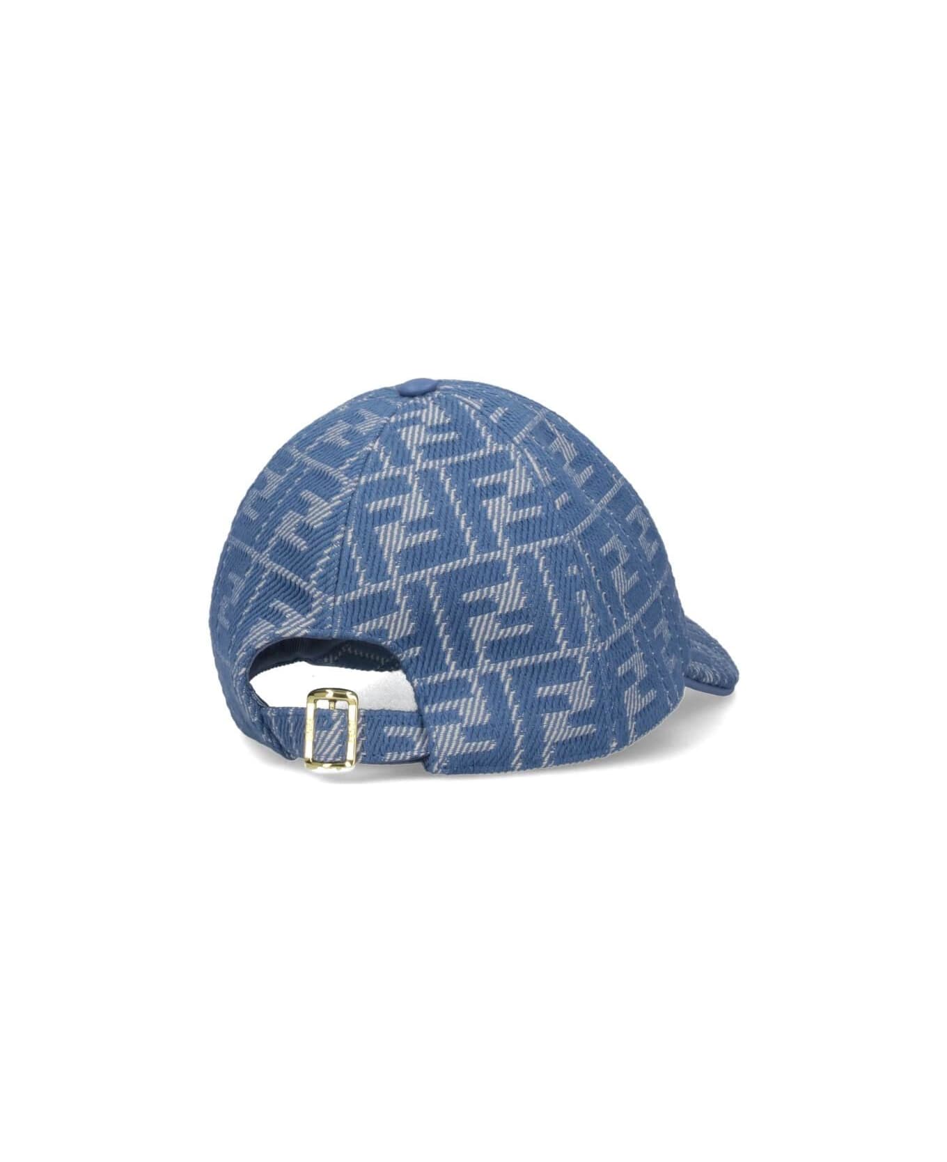 Fendi 'ff' Baseball Cap - Blue