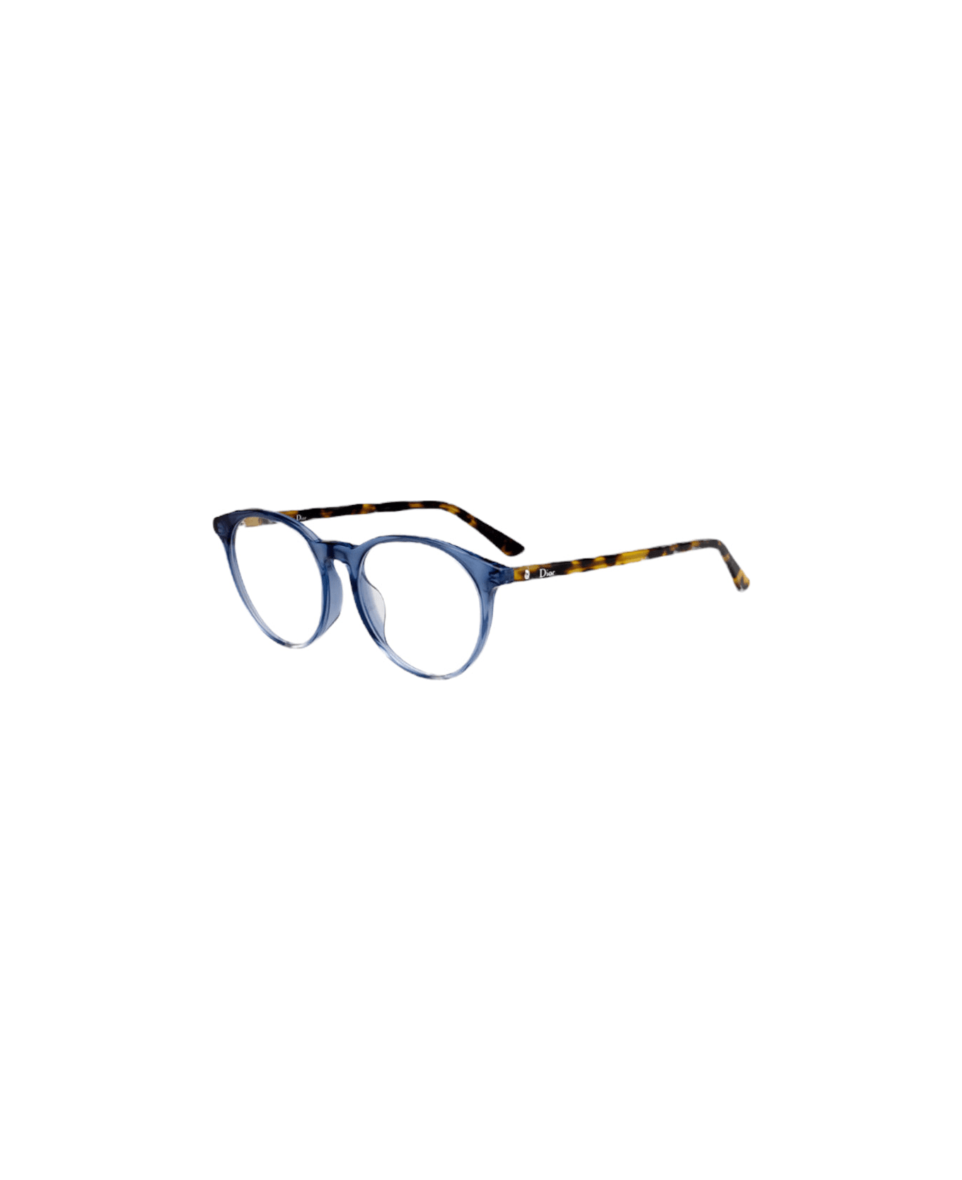 Dior Eyewear Montaigne - Blue & Havana Glasses アイウェア