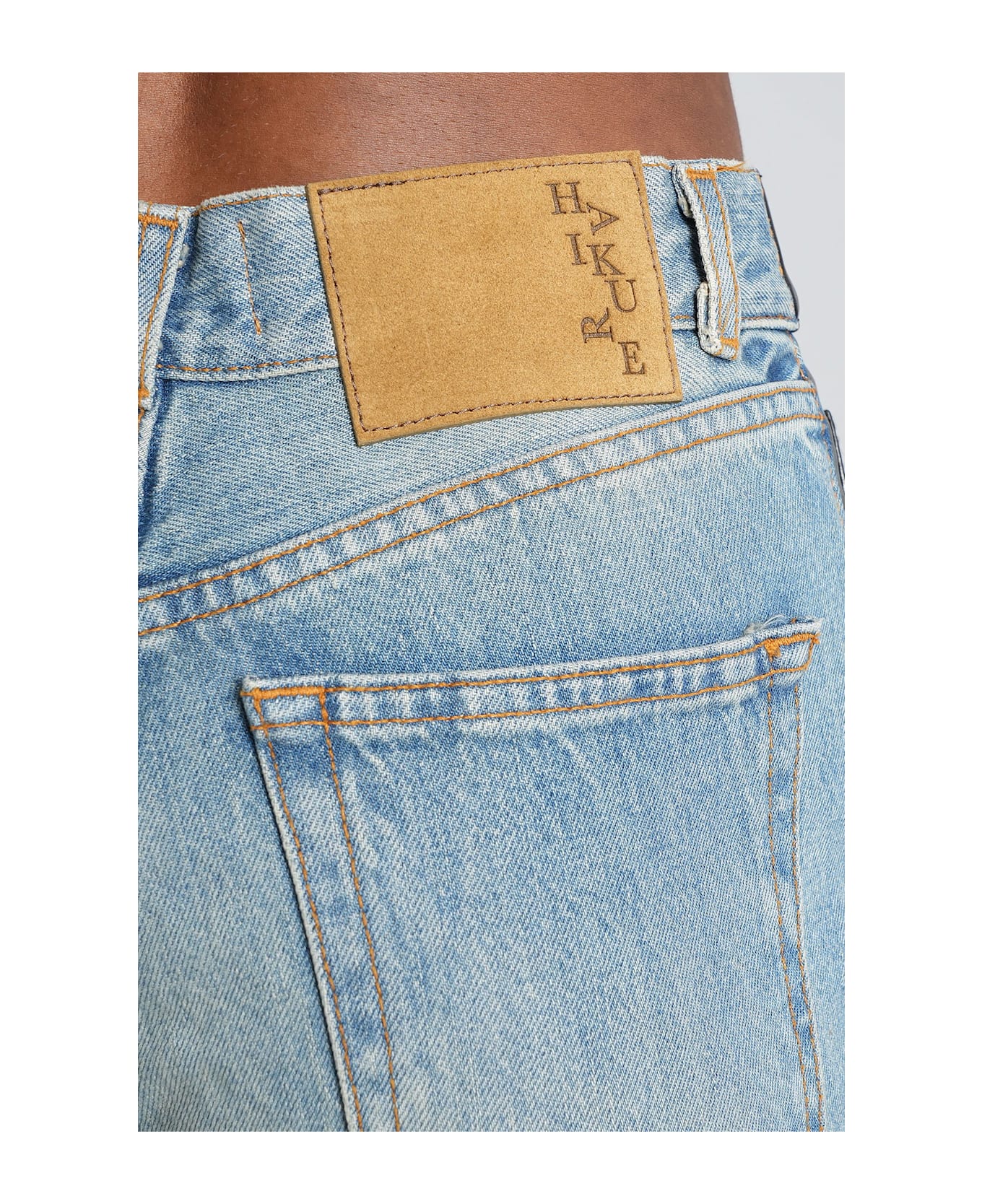 Haikure Star Jeans In Blue Denim - blue