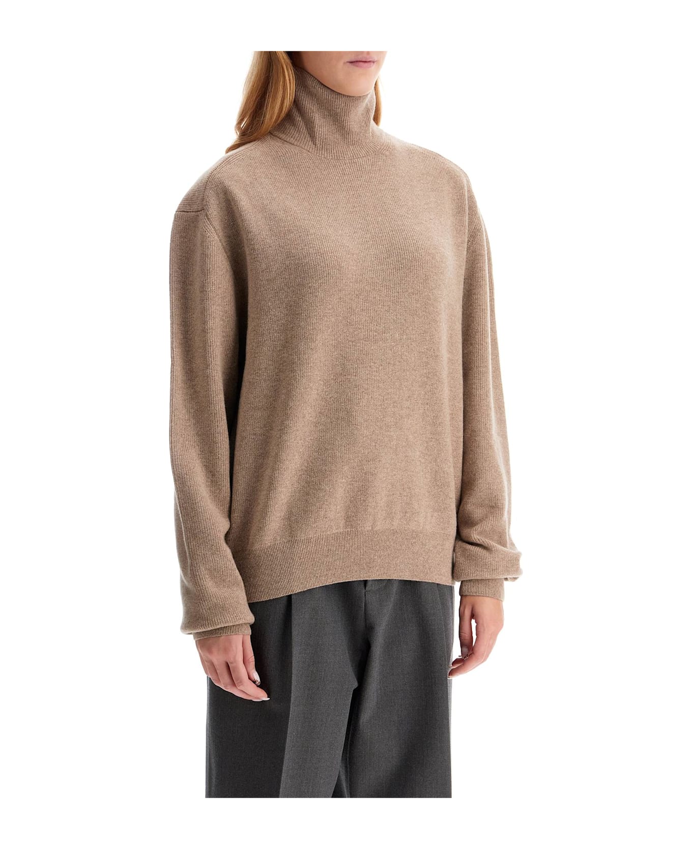 Lemaire Cappuccino Wool Sweater - LATTECOFFEE