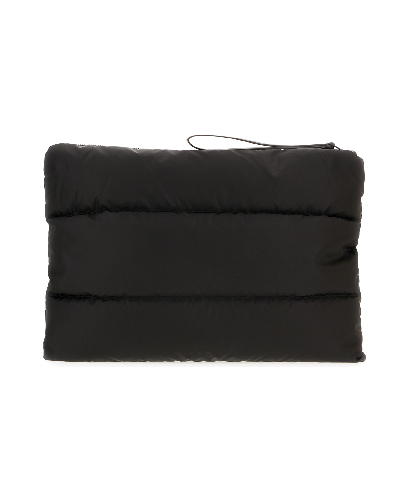 Moncler Black Nylon Caradoc Clutch - BLACK