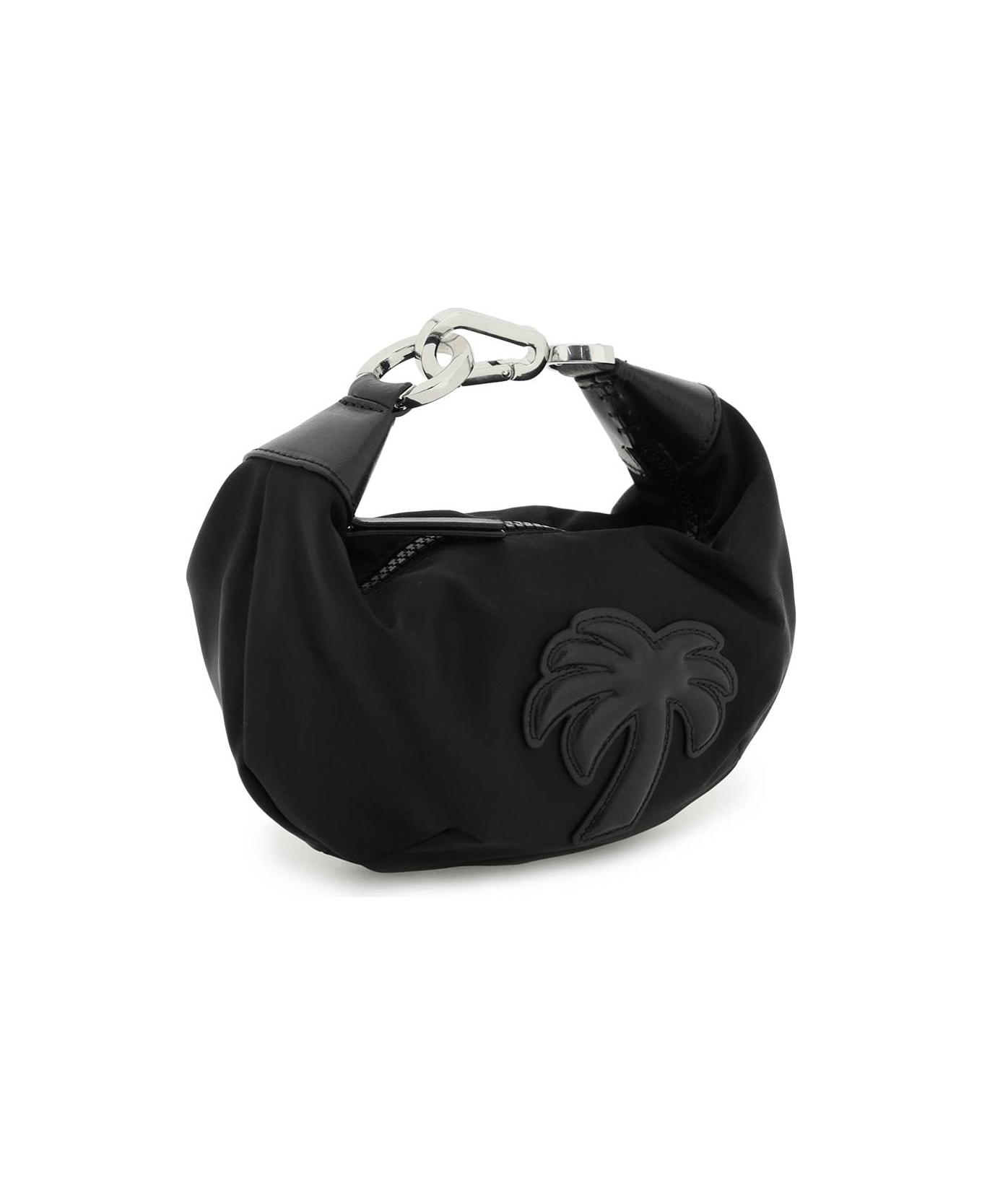 Palm Angels Hobo Palm Mini Handbag - Nero