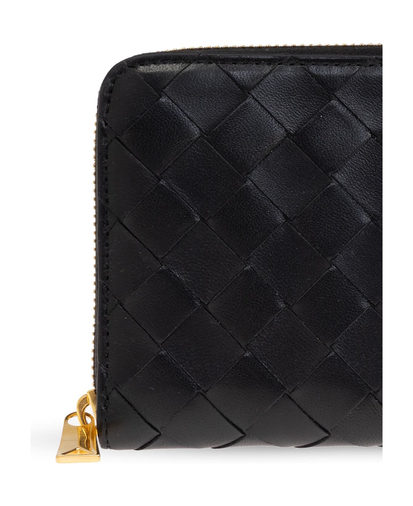 Bottega Veneta Leather Wallet - Black