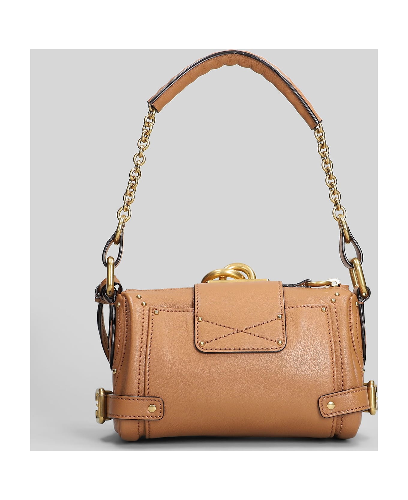Chloé Paddington Shoulder Bag In Camel Leather - Camel