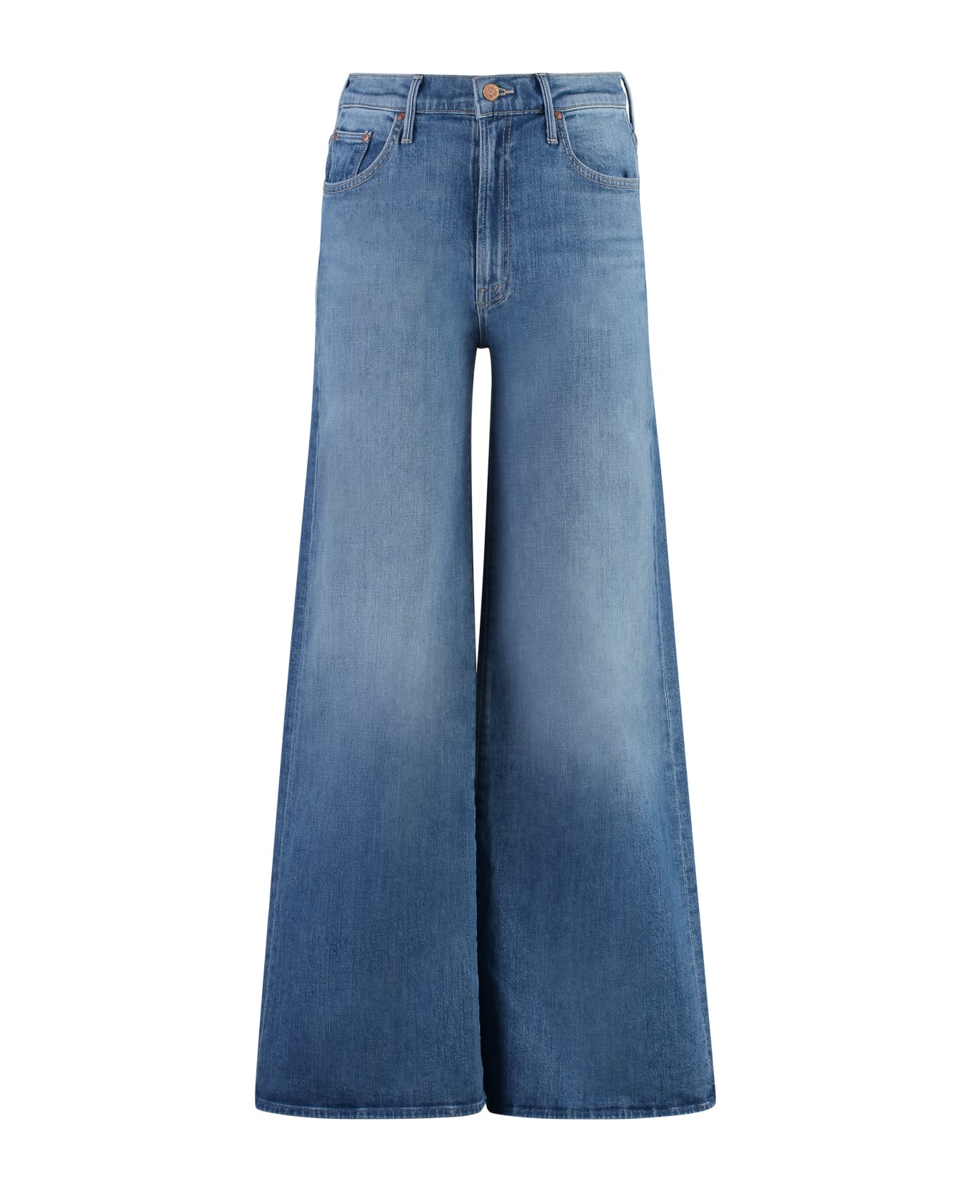 Mother The Undercover Wide-leg Jeans - Denim