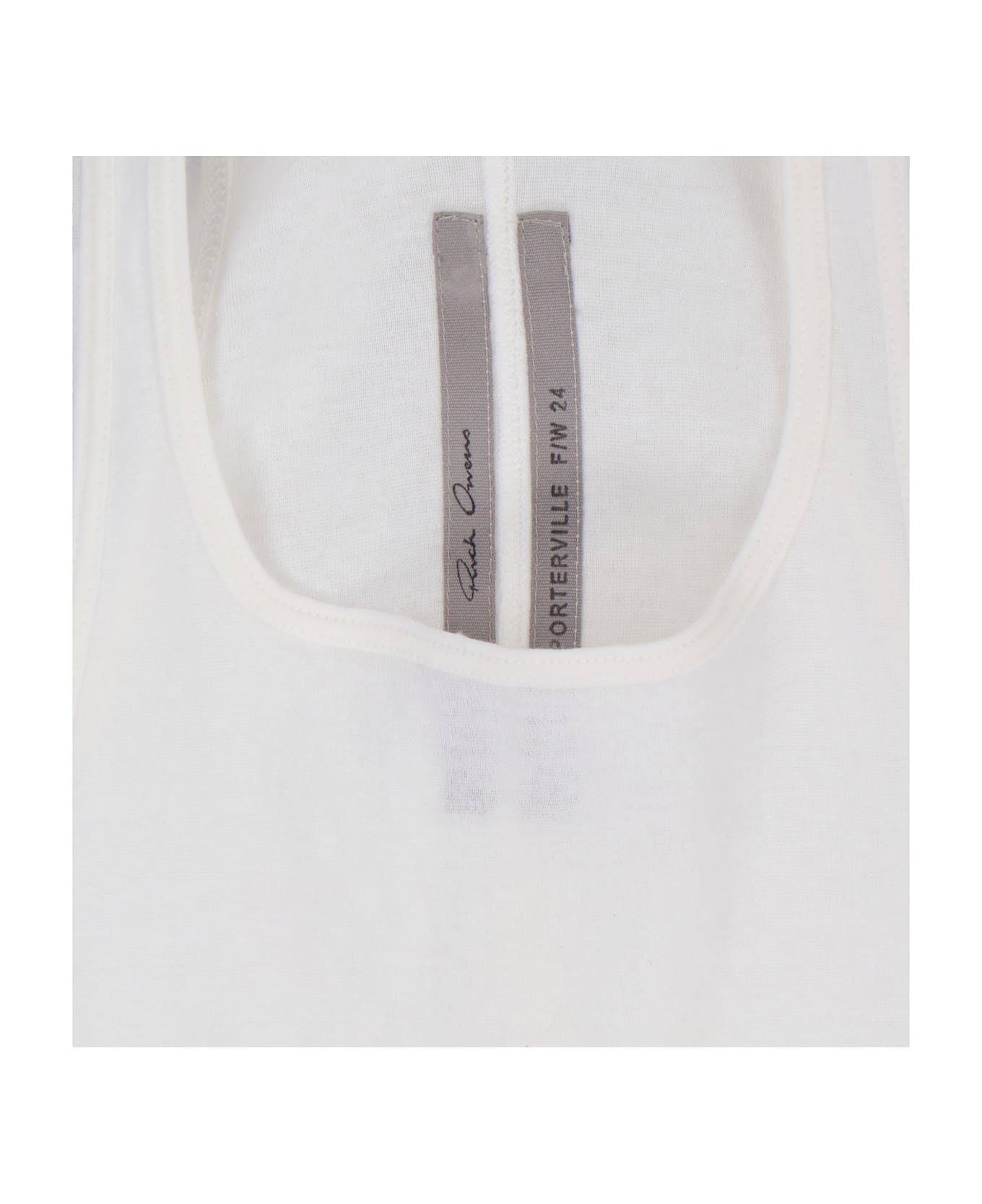 Rick Owens Cotton Tank Top - White