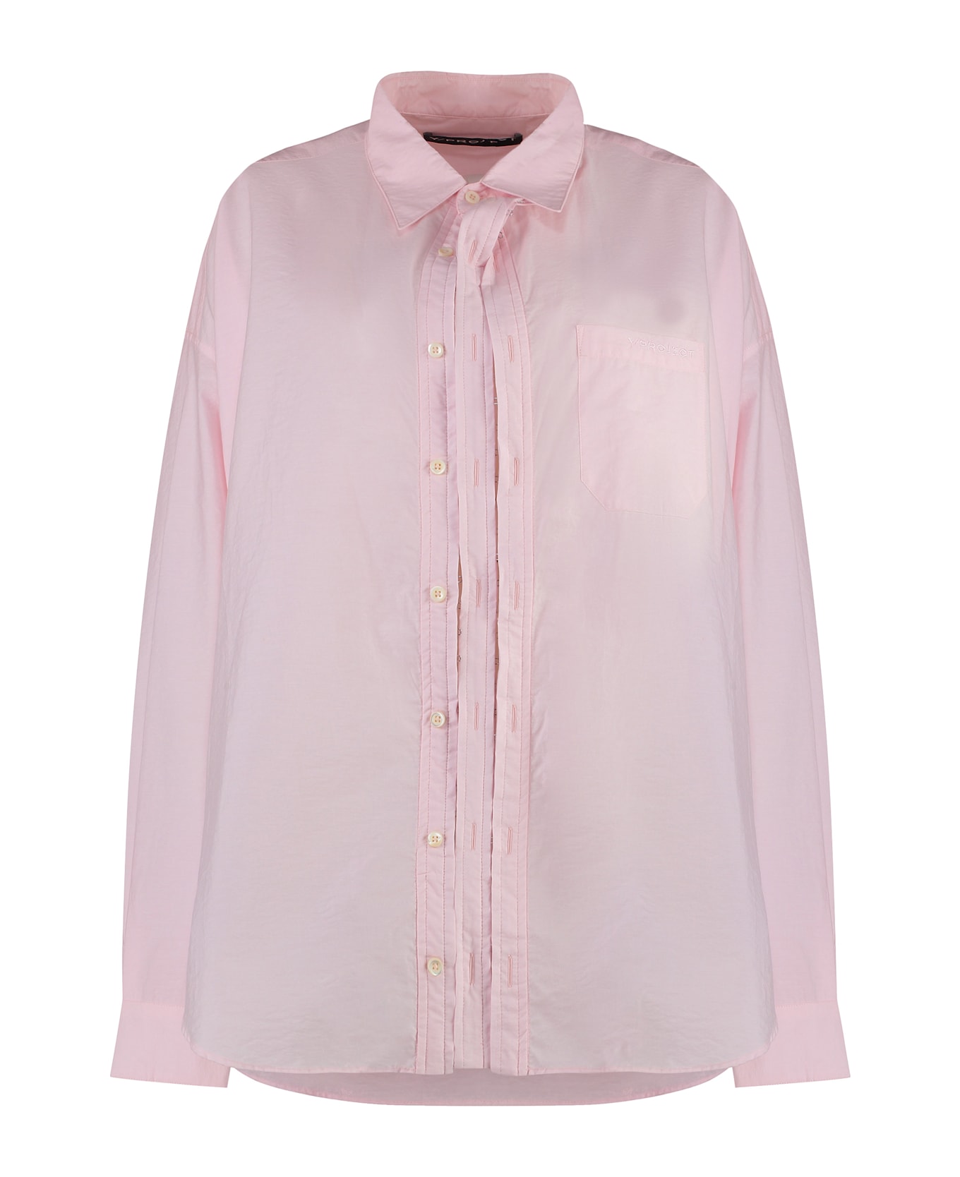 Y/Project Stretch Cotton Shirt - Pink