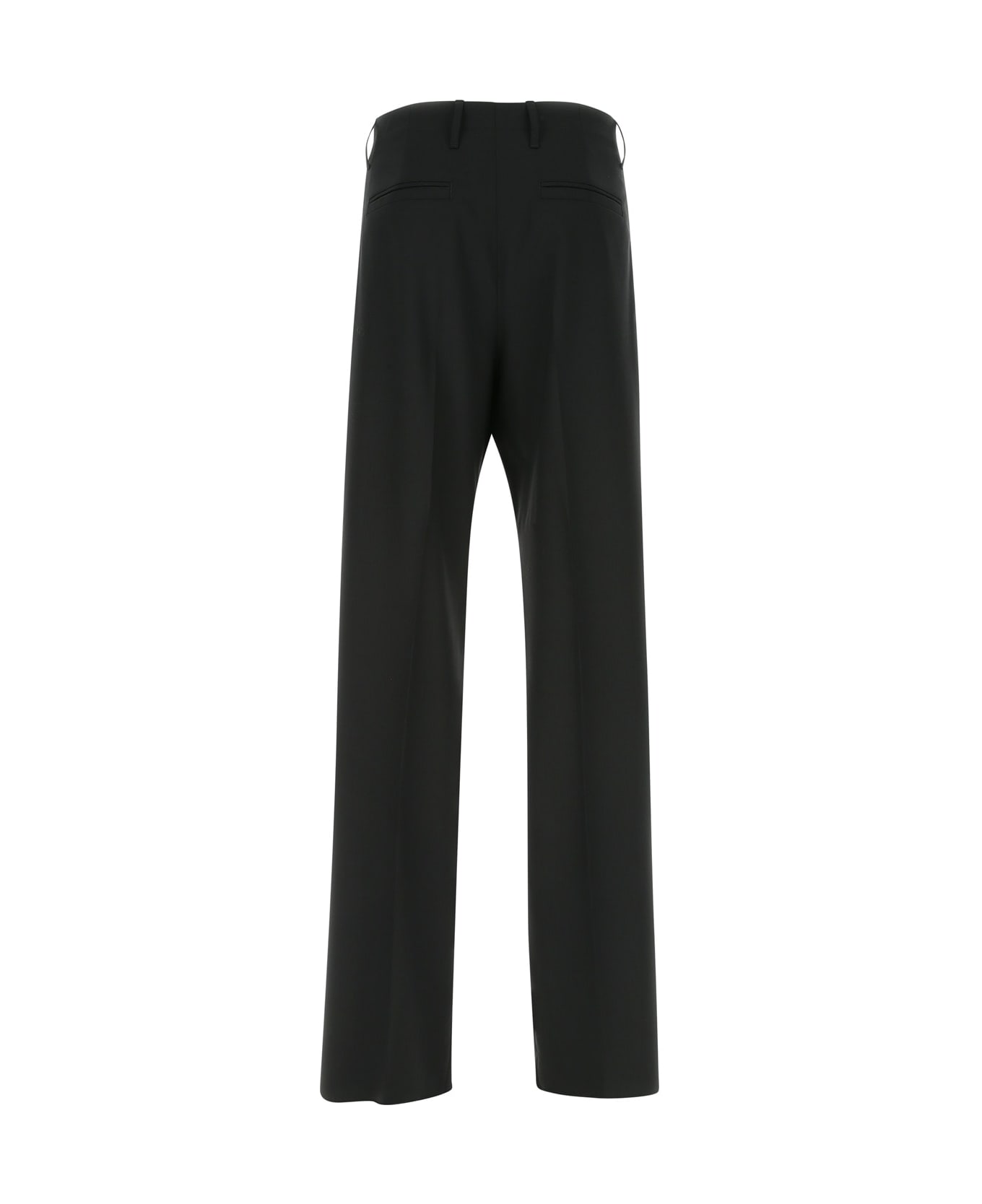 Versace Black Stretch Wool Pant - 1B000