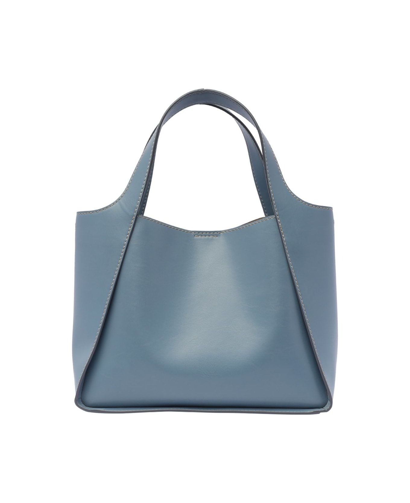 Stella McCartney Logo Perforated Top Handle Bag - Blue