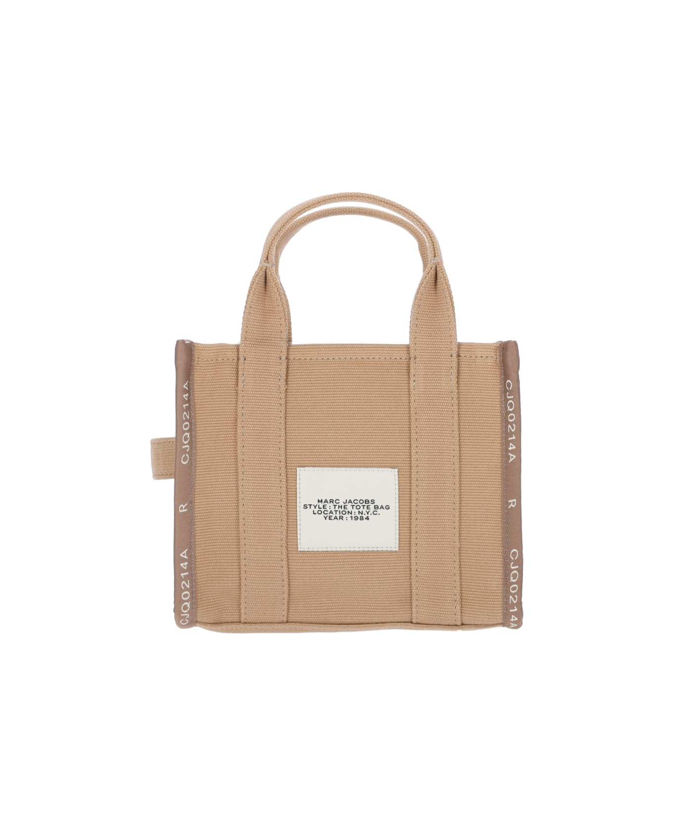 Marc Jacobs The Jacquard Small Tote Bag - Beige