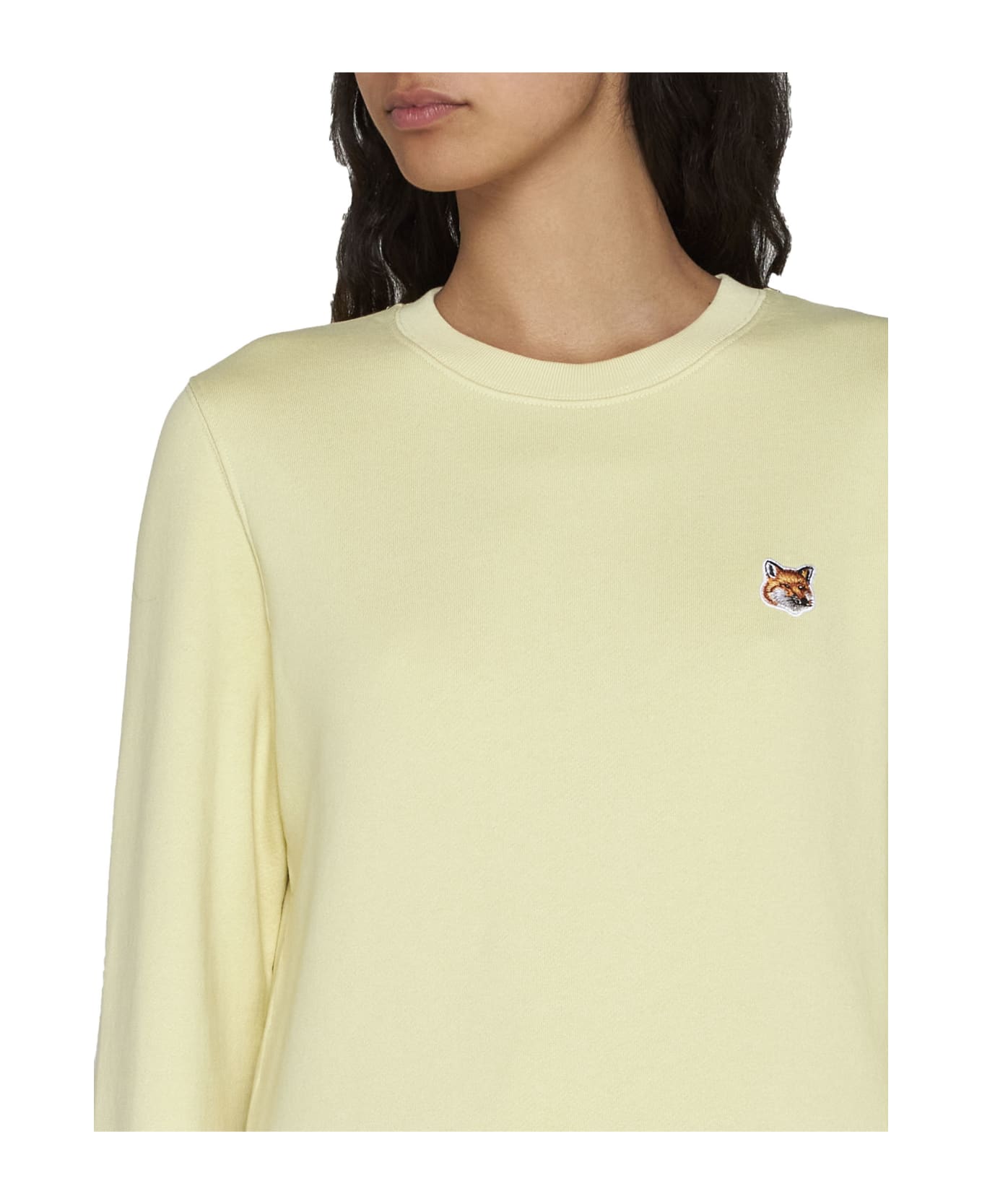Maison Kitsuné Sweater - Chalk yellow