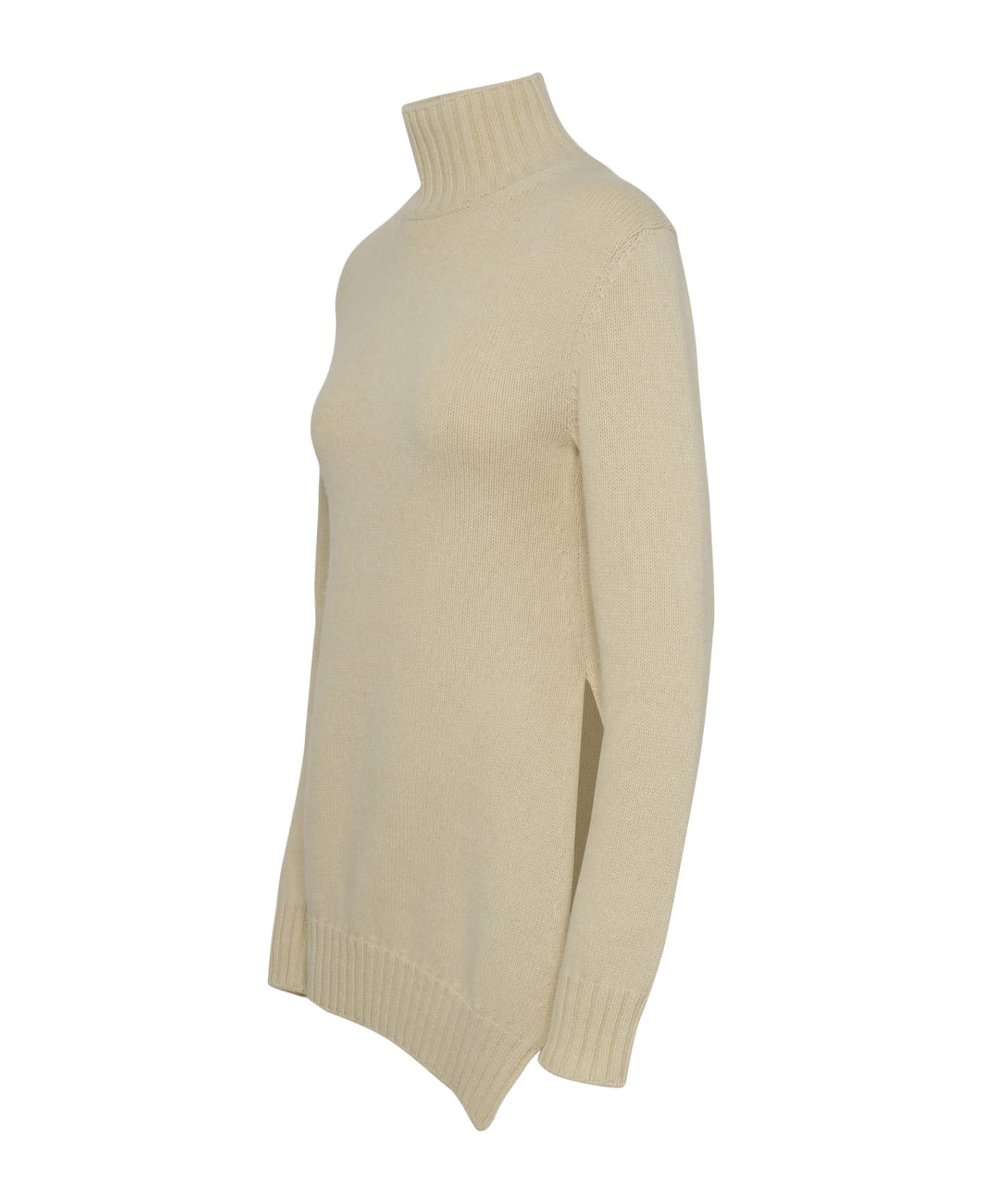 Jil Sander Ivory Yack Blend Turtleneck Sweater - Cream ニットウェア