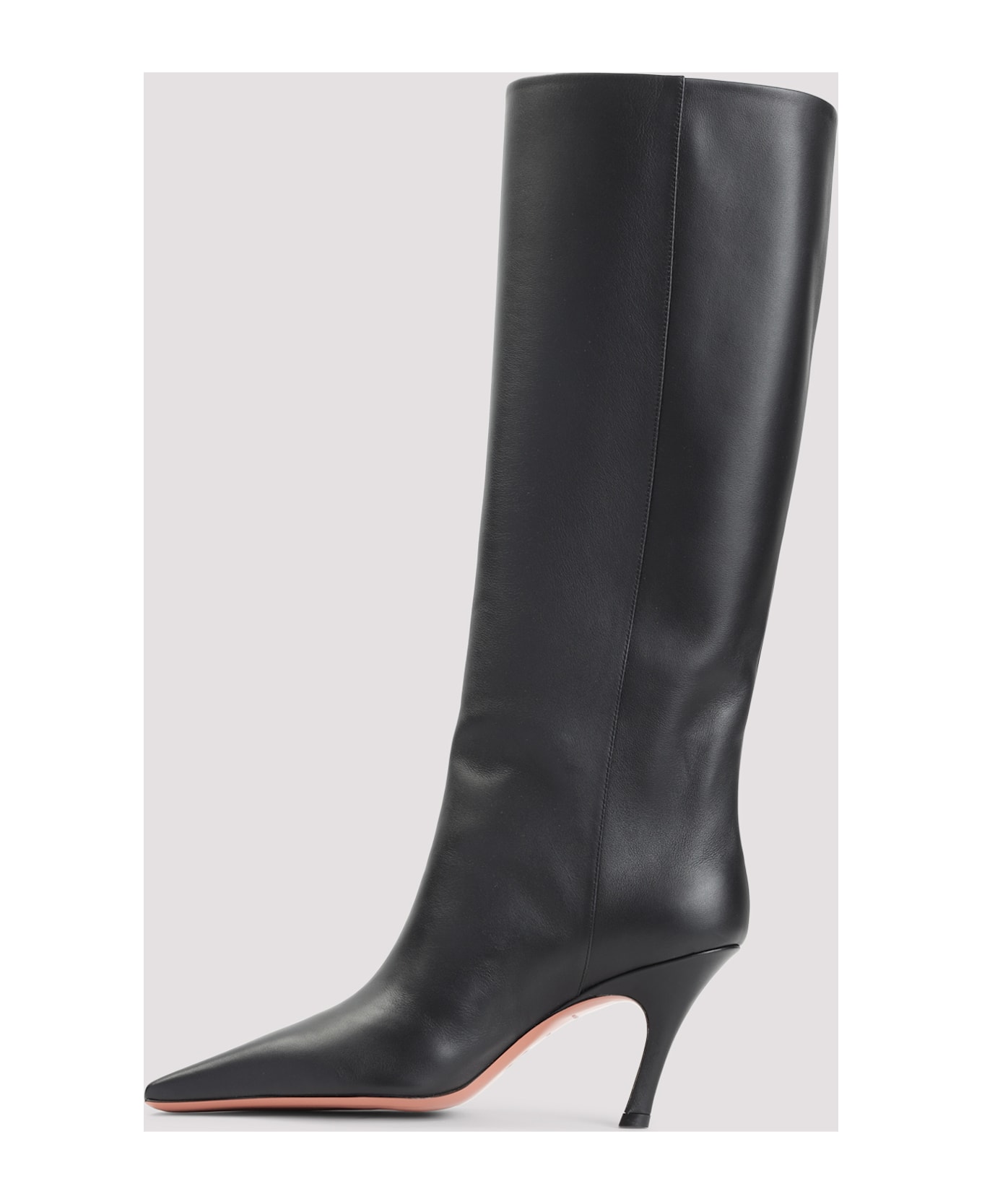 Amina Muaddi Mona 80 Boots - Black