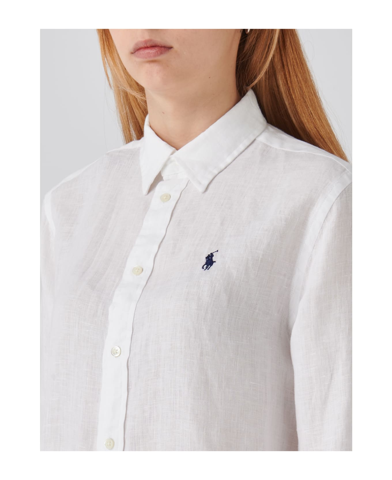 Polo Ralph Lauren Linen Shirt - BIANCO