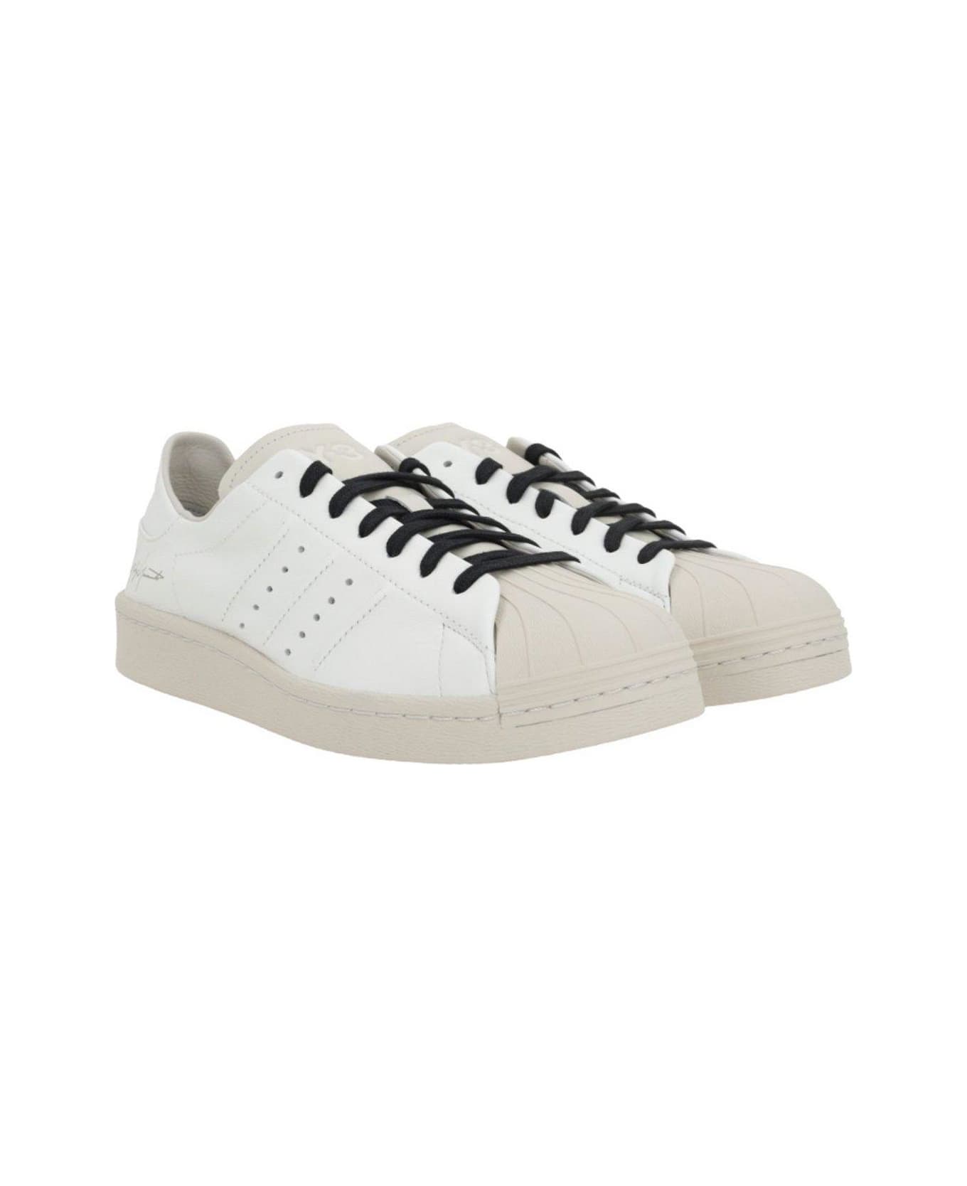 Y-3 Superstar Lace-up Sneakers - Bianco スニーカー
