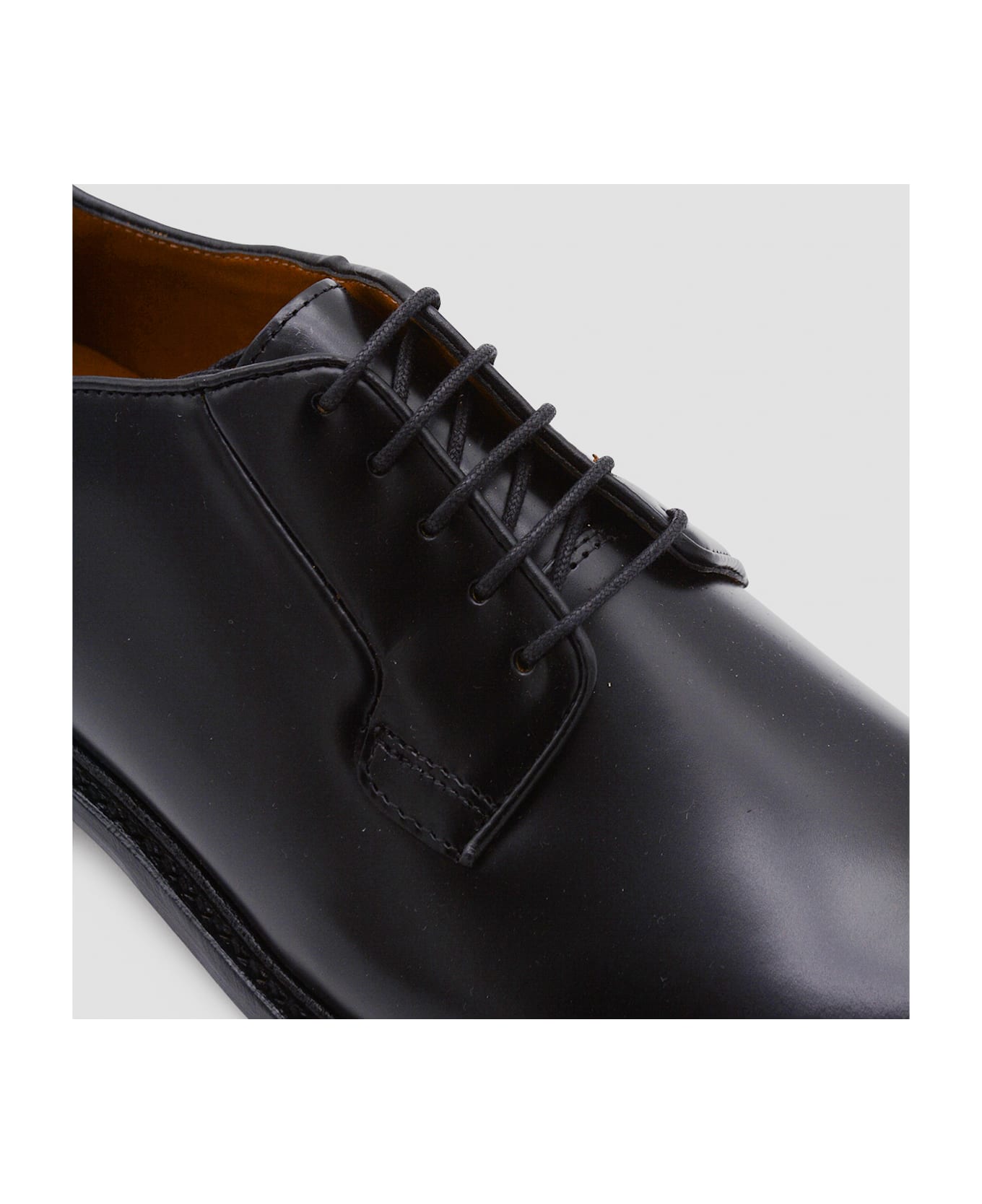 Sebago Black Leather Milton Gyw Lace Up Shoes - Black