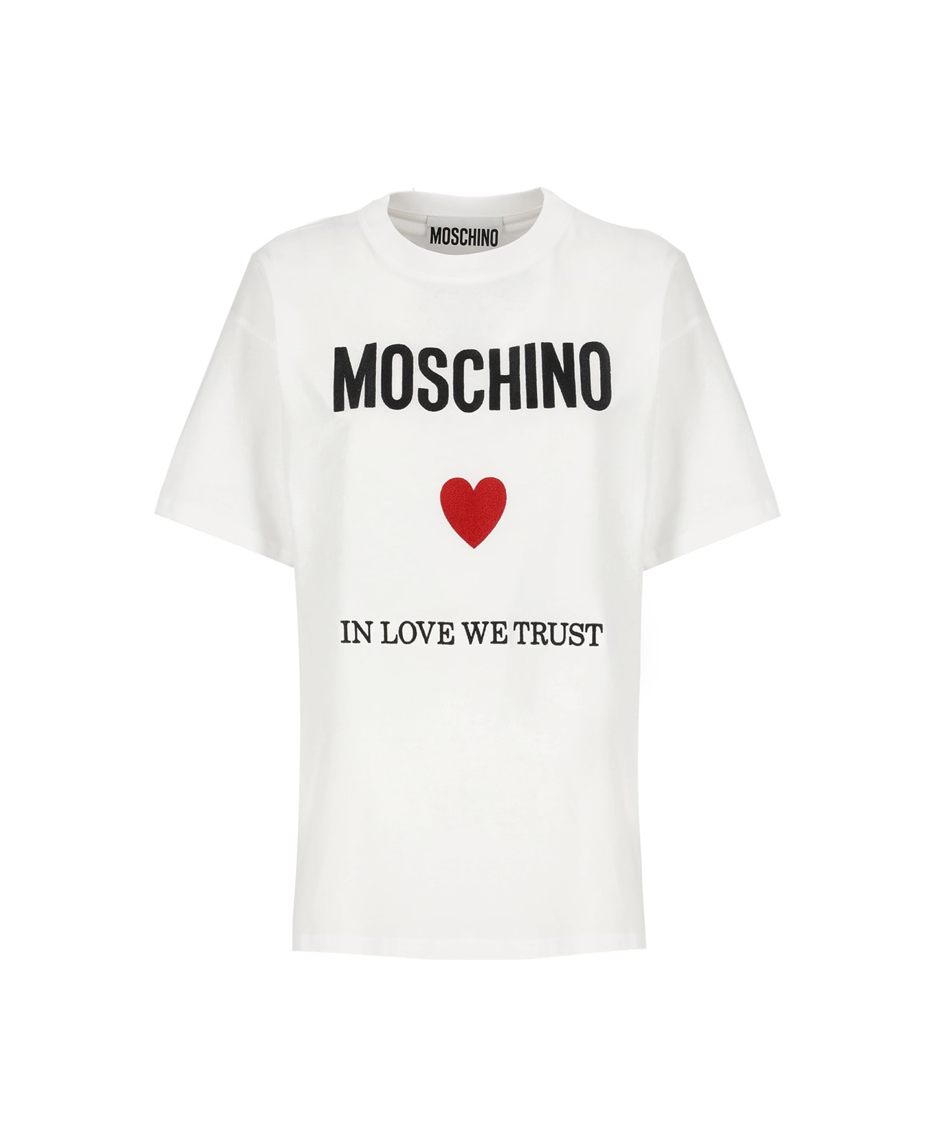 Moschino In Love We Trust T-shirt - White Tシャツ
