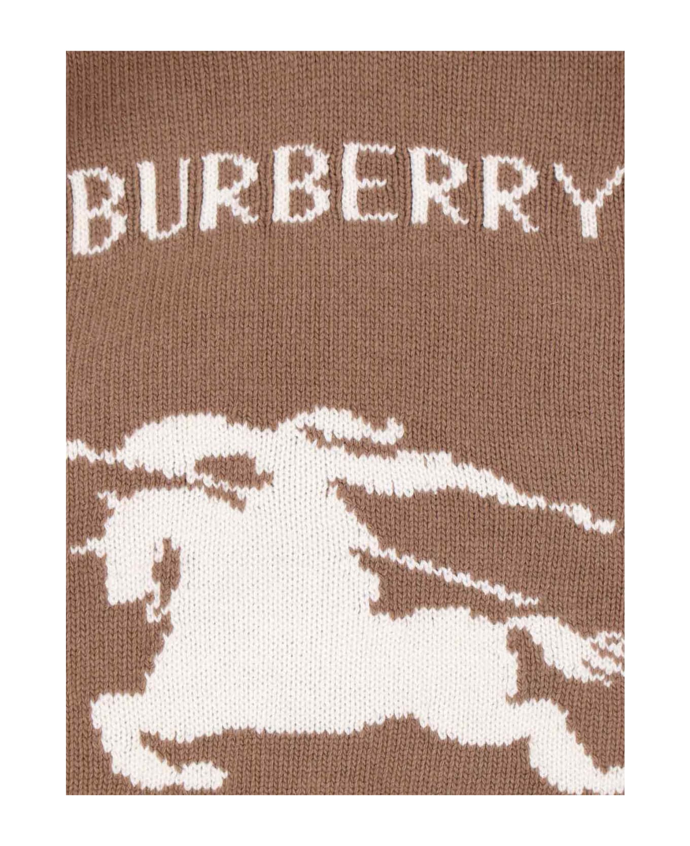 Burberry Wool And Cashmere Sweater - Brown