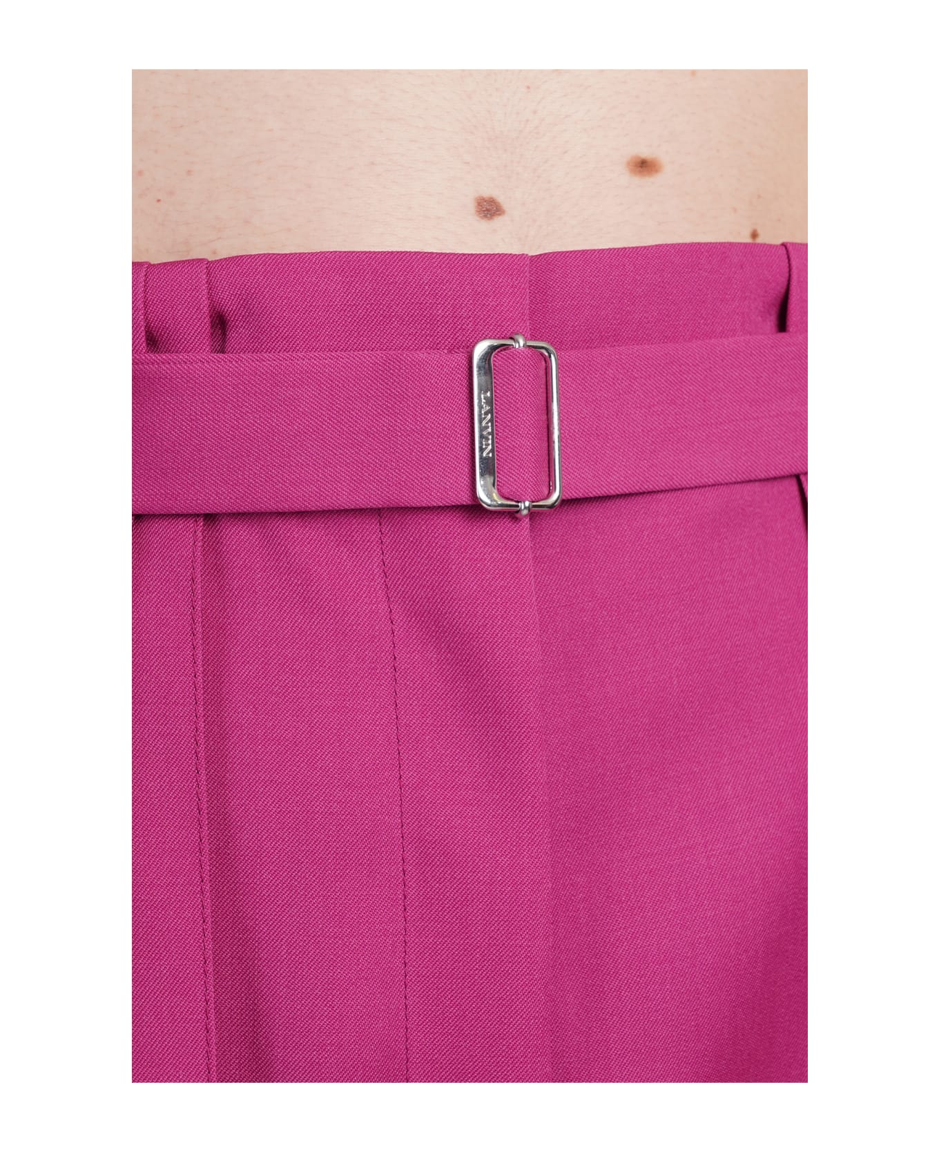 Lanvin Pants In Fuxia Wool - FUCHSIA