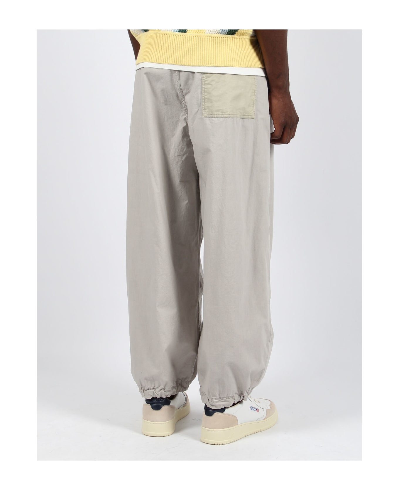 Autry Parachute Cotton Pants - Grey